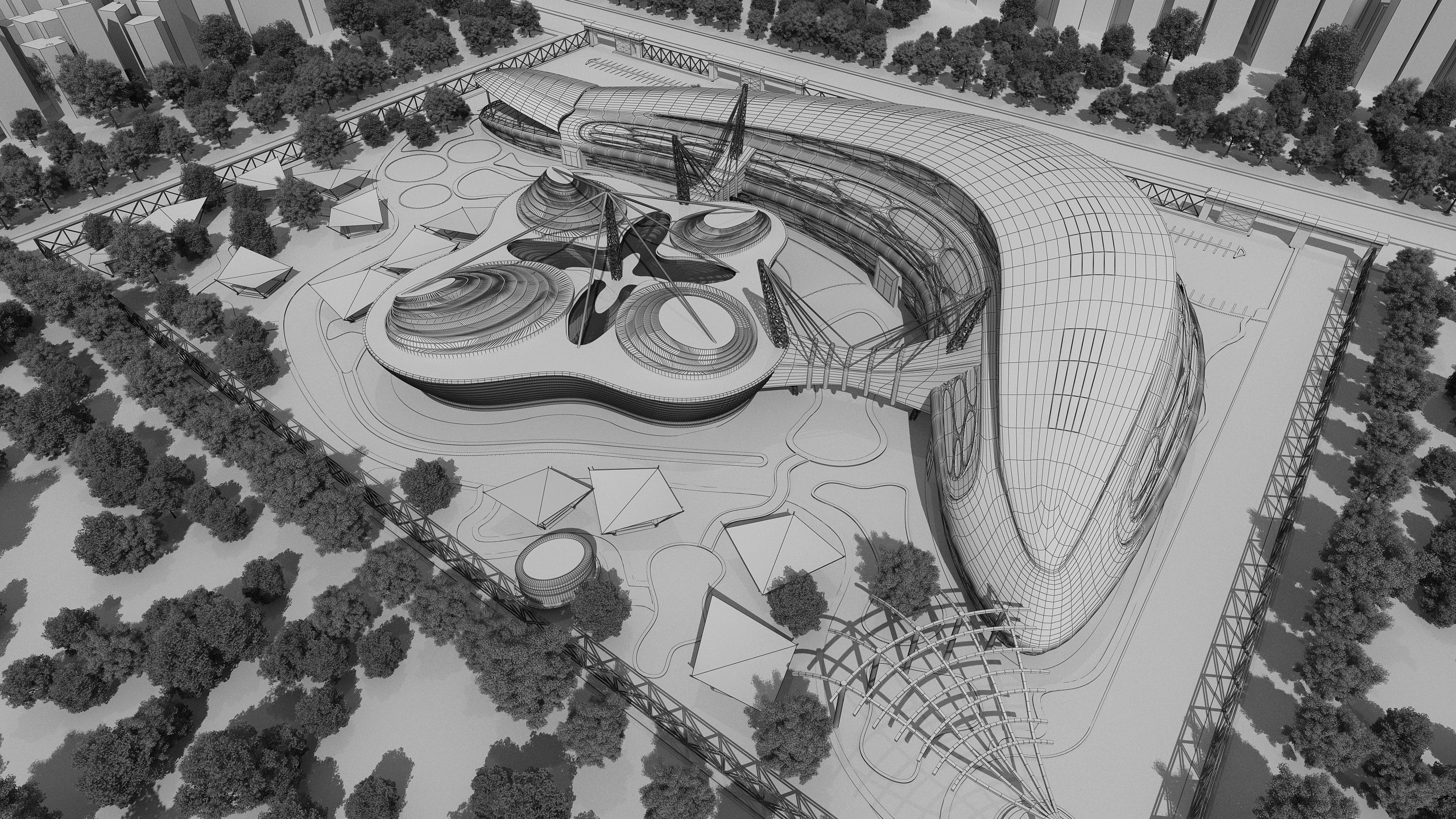 0143 - Health Center Architecture Project - 2D Drawings-3D Files 3D model_16