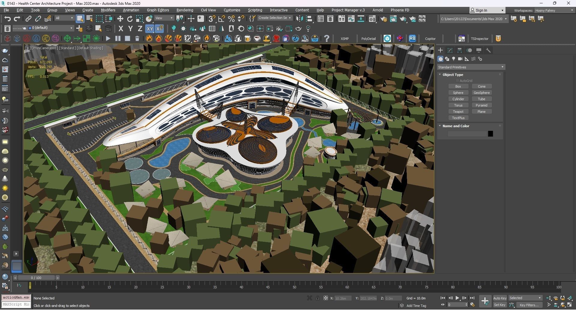 0143 - Health Center Architecture Project - 2D Drawings-3D Files 3D model_26