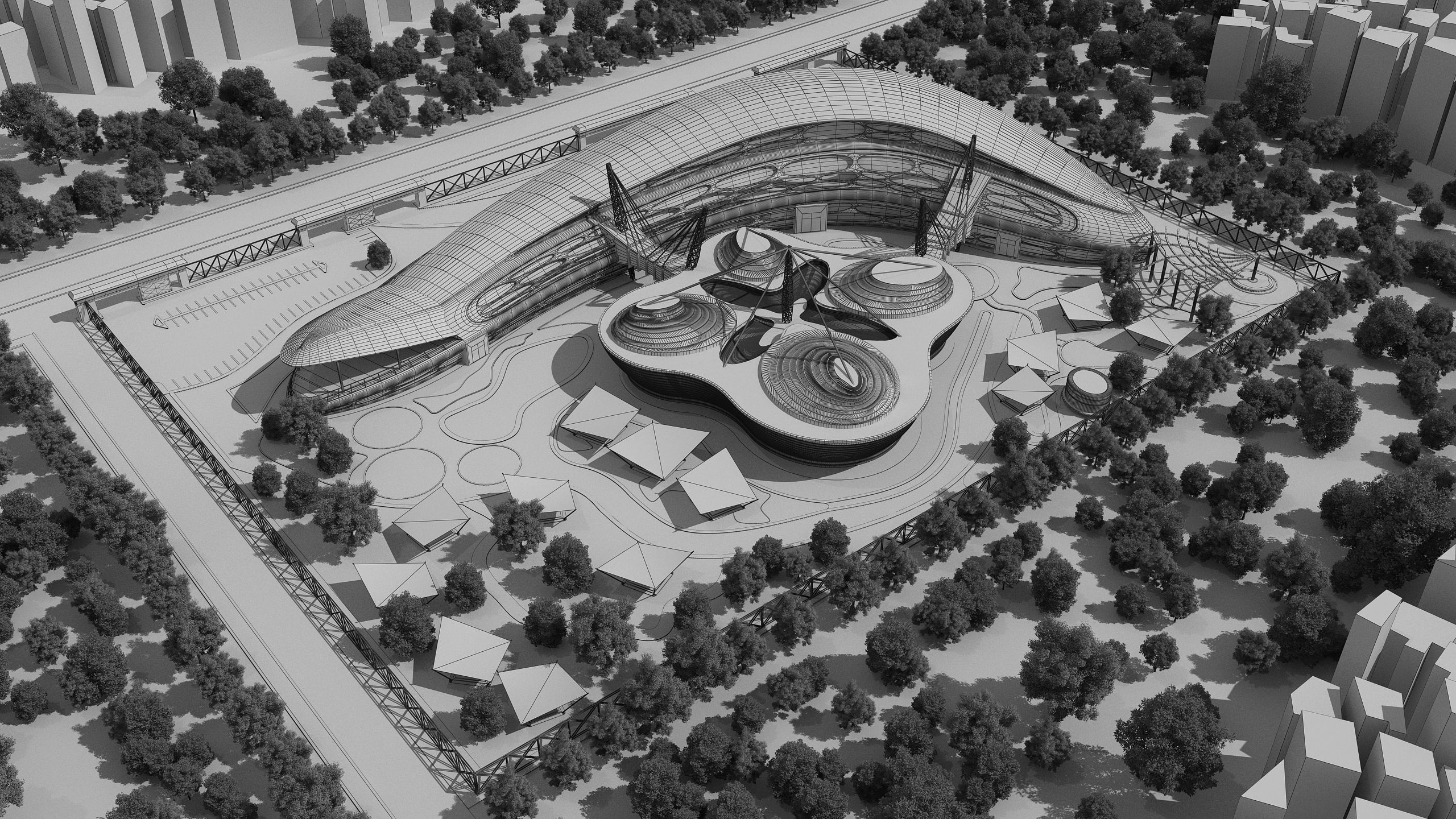 0143 - Health Center Architecture Project - 2D Drawings-3D Files 3D model_13