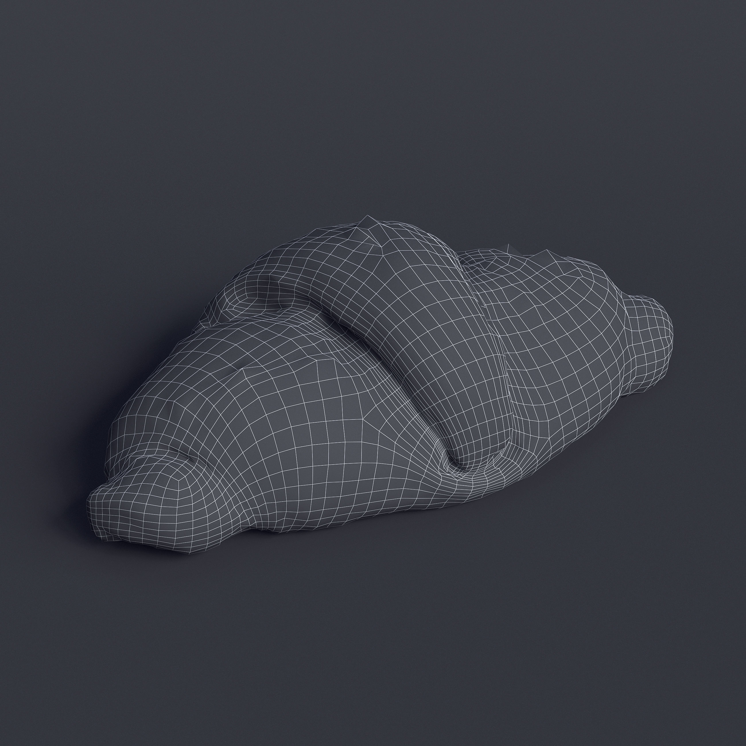 Croissant 3D model_8