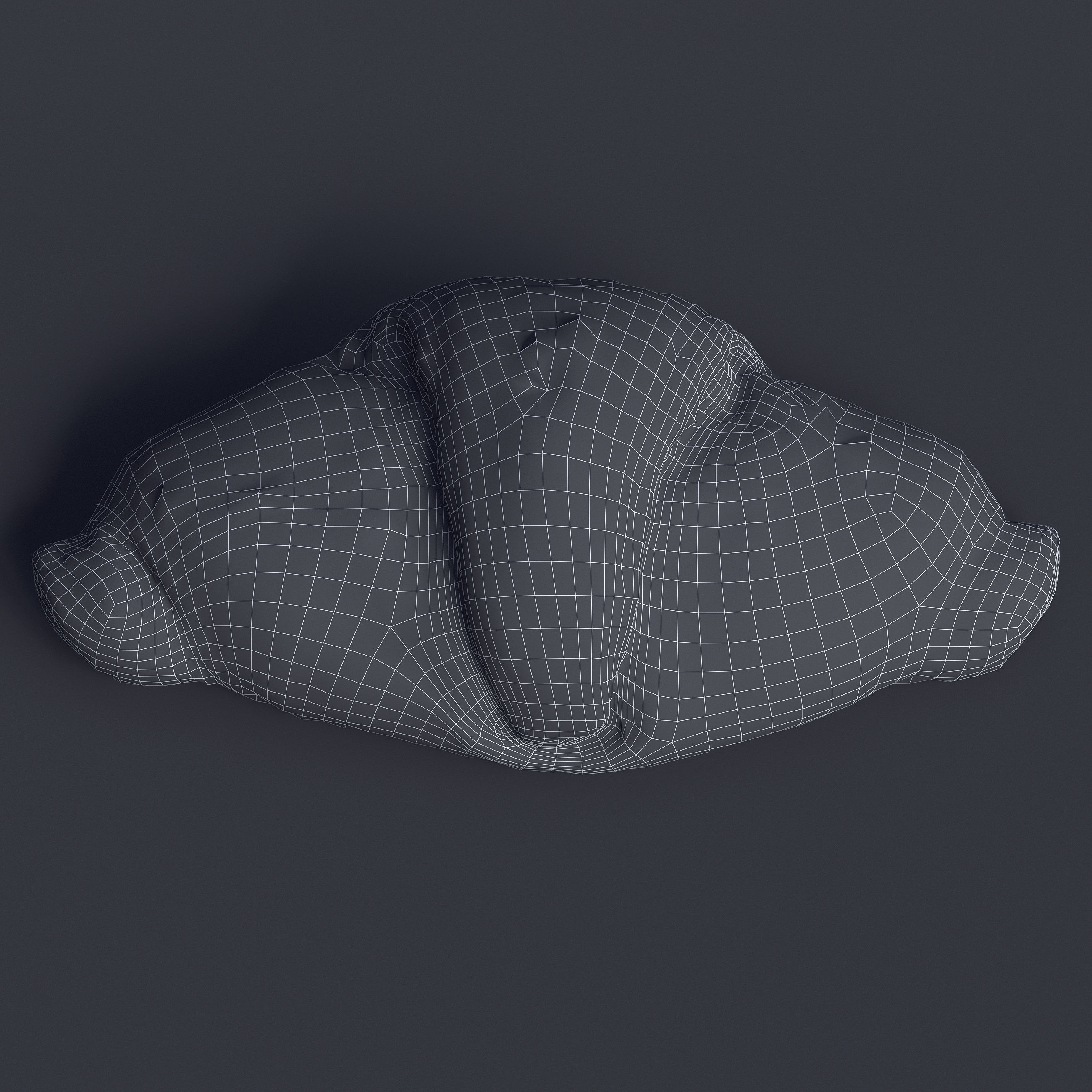 Croissant 3D model_10