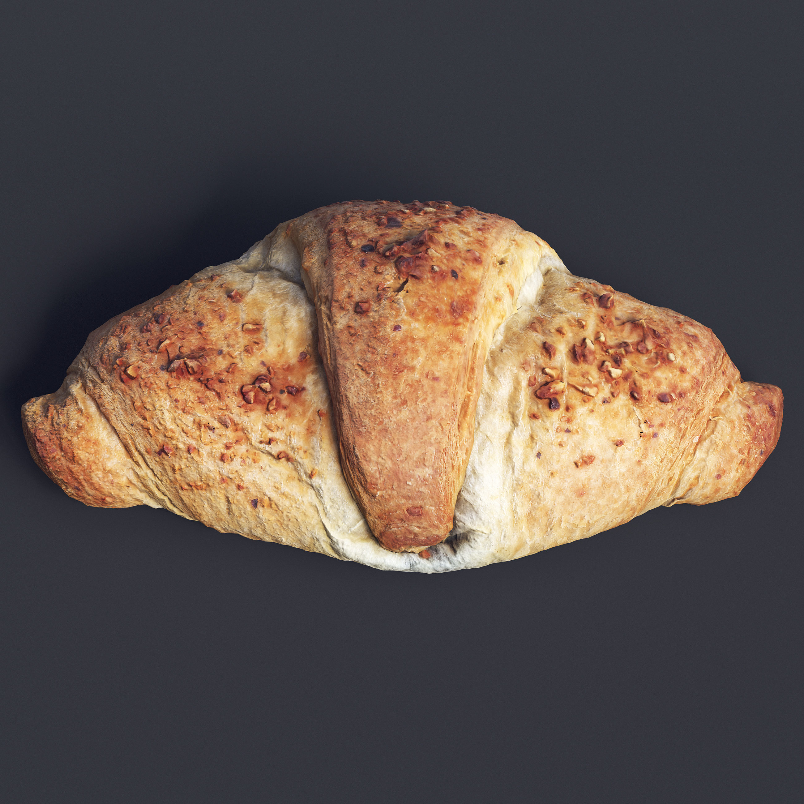 Croissant 3D model_3