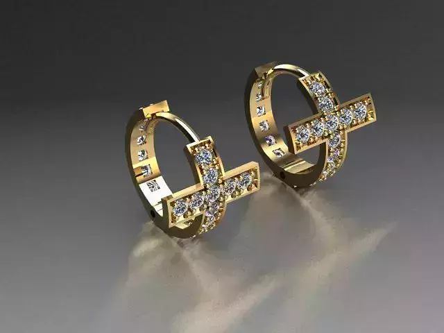 earrings croos in size 11