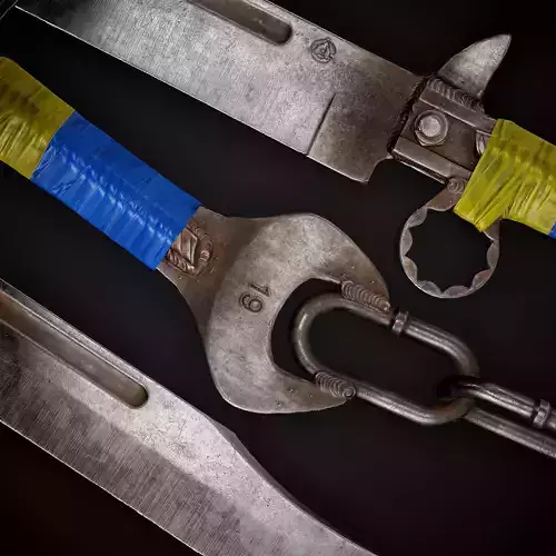 Homemade knife Game-ready