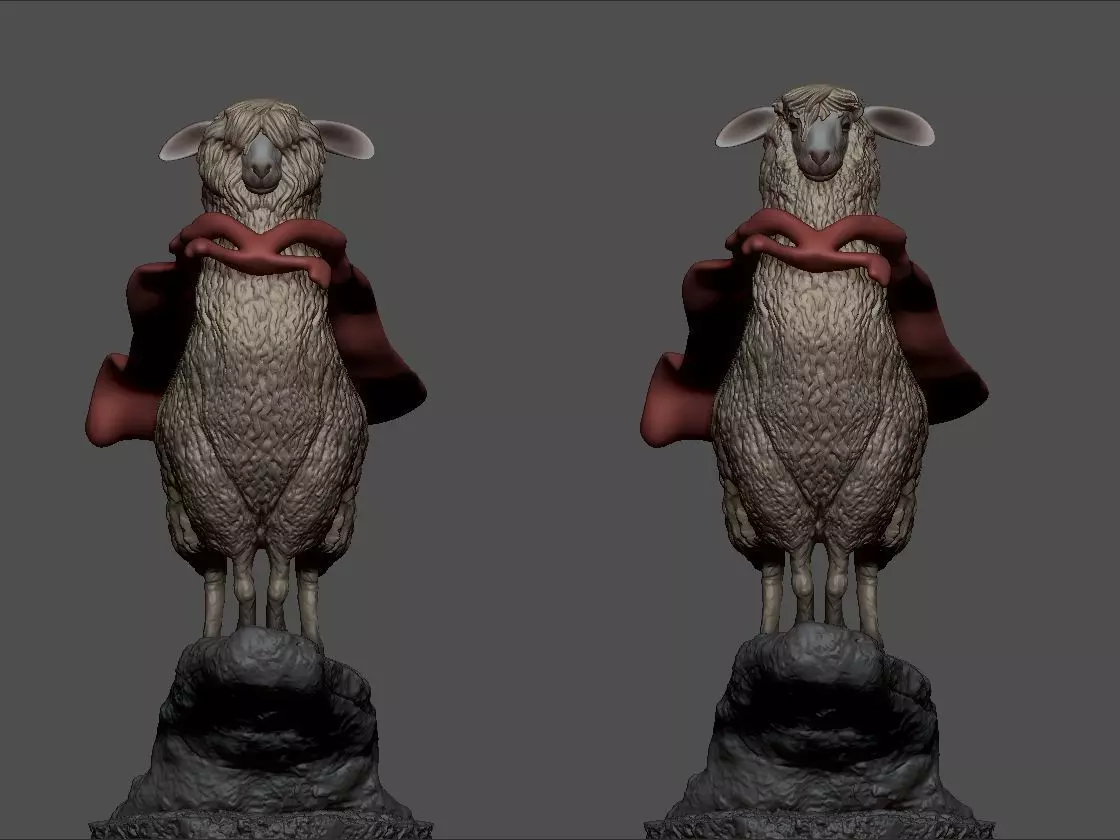 WoollBall super sheep 3D print model