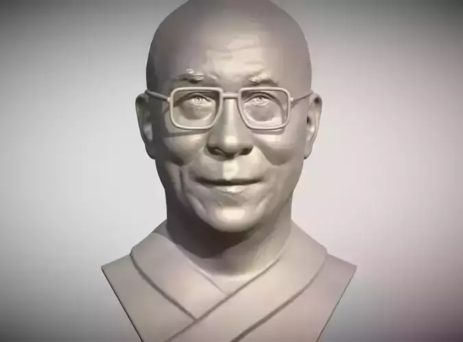 Dalai Lama bust for 3D printing 3D print model