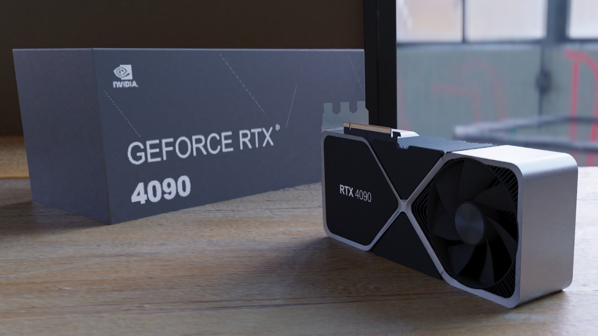 A Nvidia Geforce RTX 4090 3D Model  Free low-poly 3D model_5
