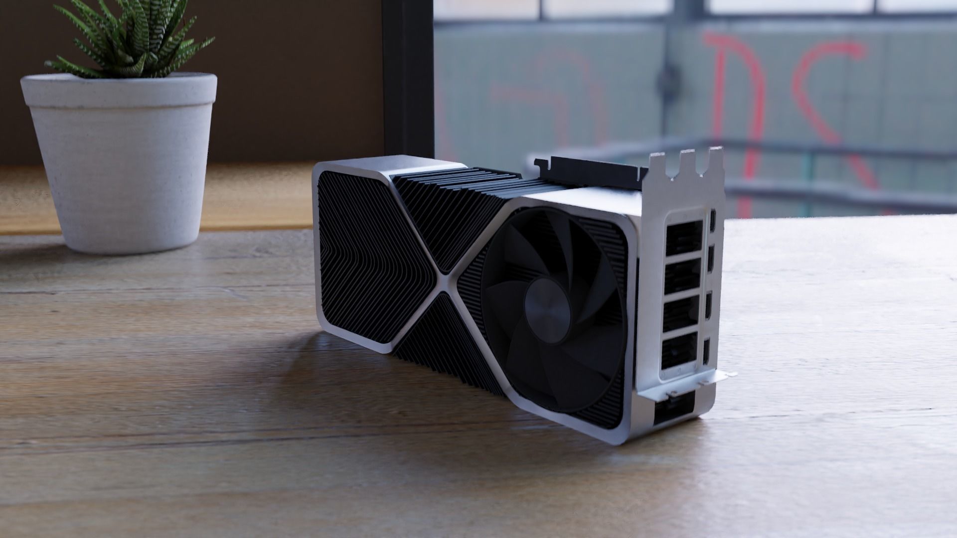 A Nvidia Geforce RTX 4090 3D Model  Free low-poly 3D model_4