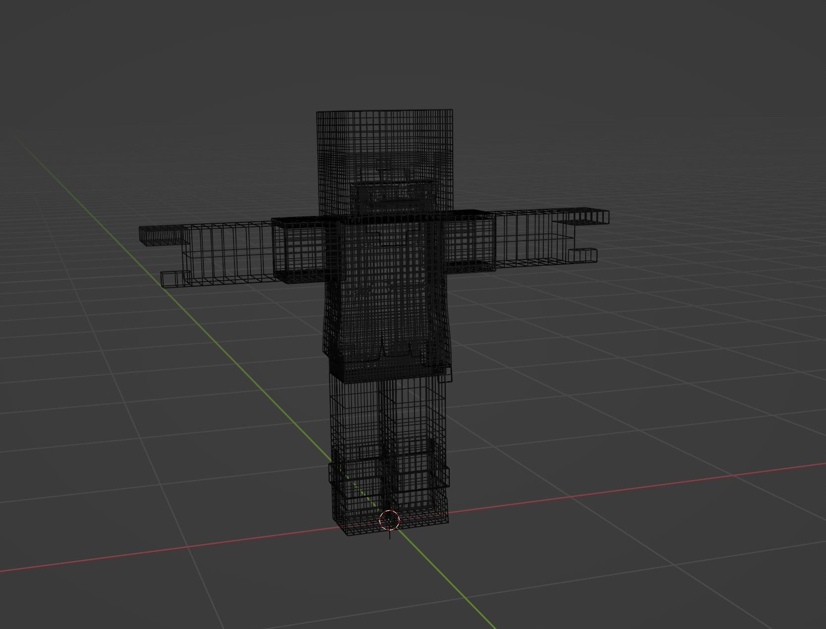 Minecraft Drowned Low-poly 3D model_36