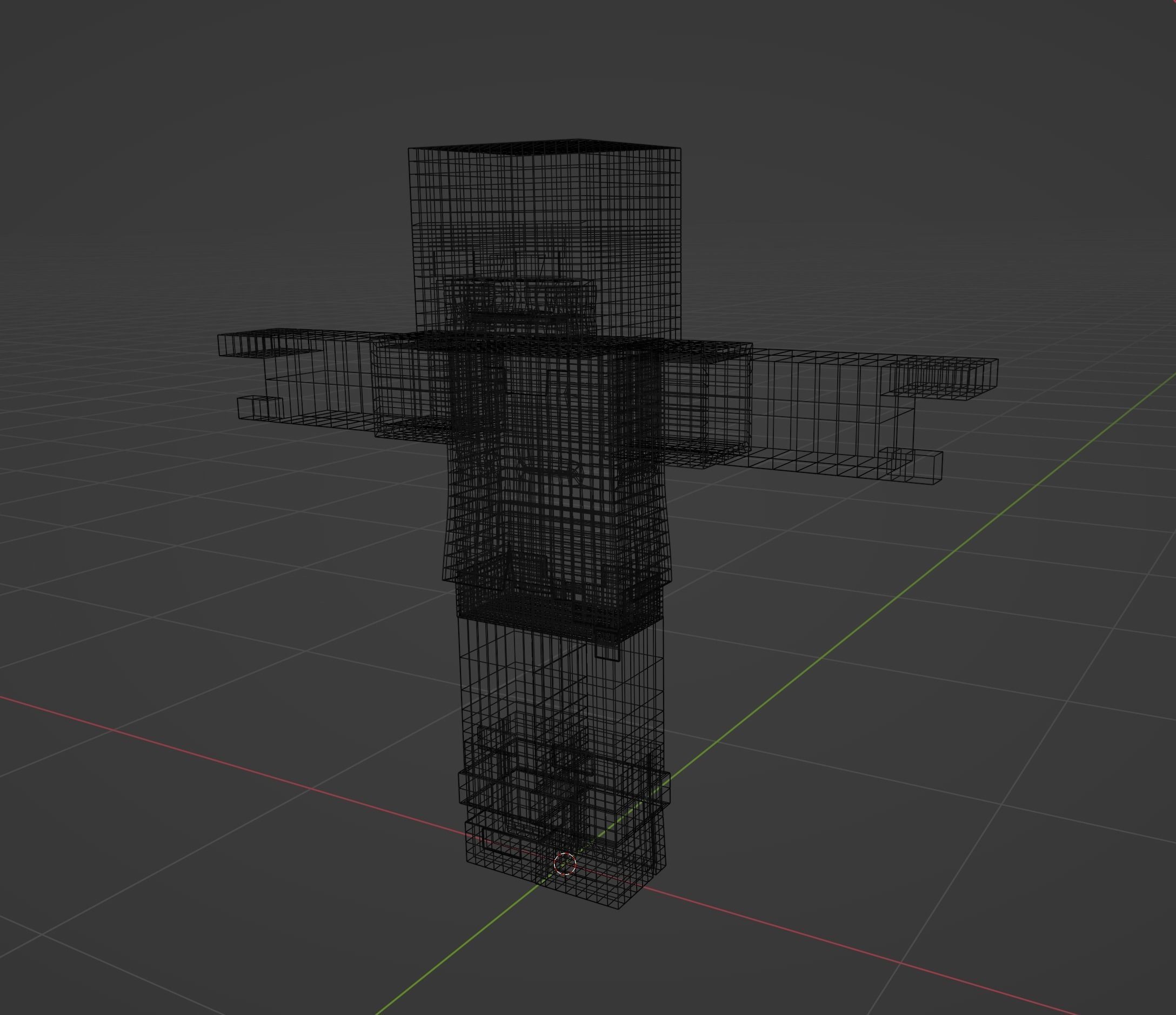 Minecraft Drowned Low-poly 3D model_37