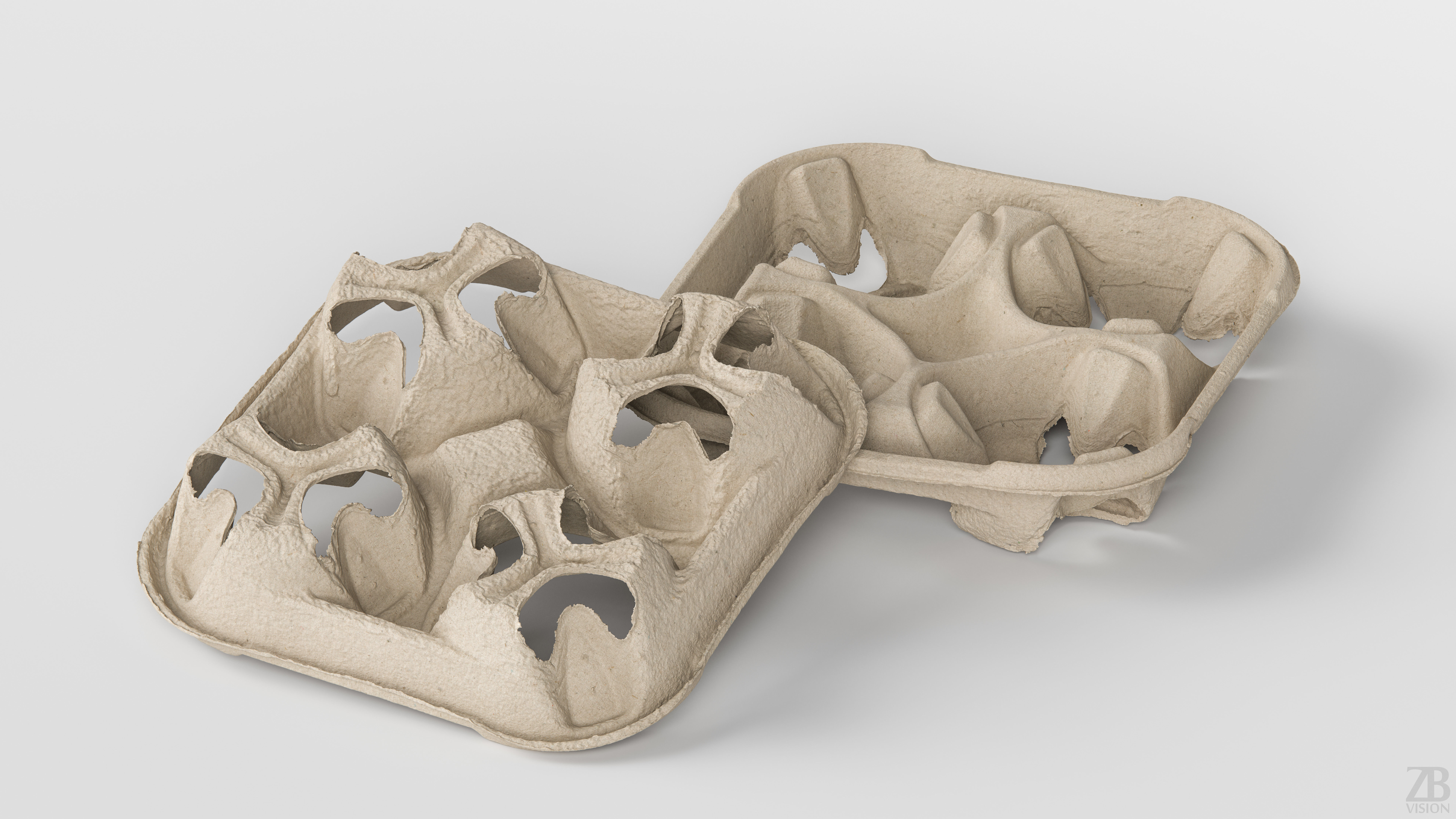 Paper Cup Holder 3D model_2