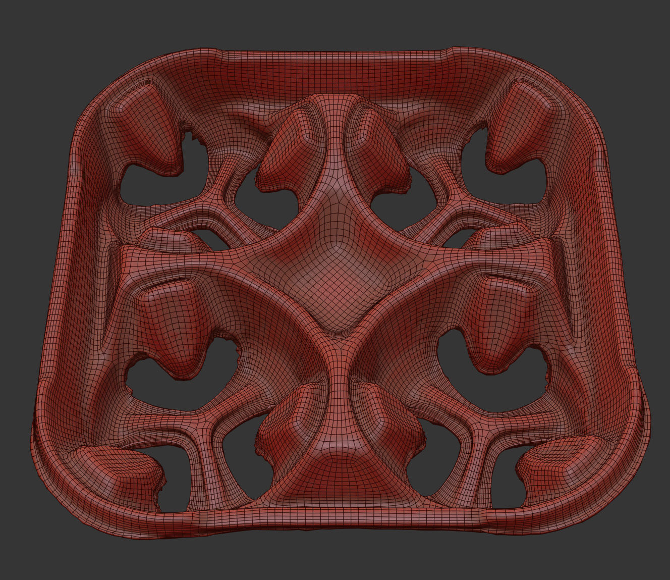 Paper Cup Holder 3D model_6