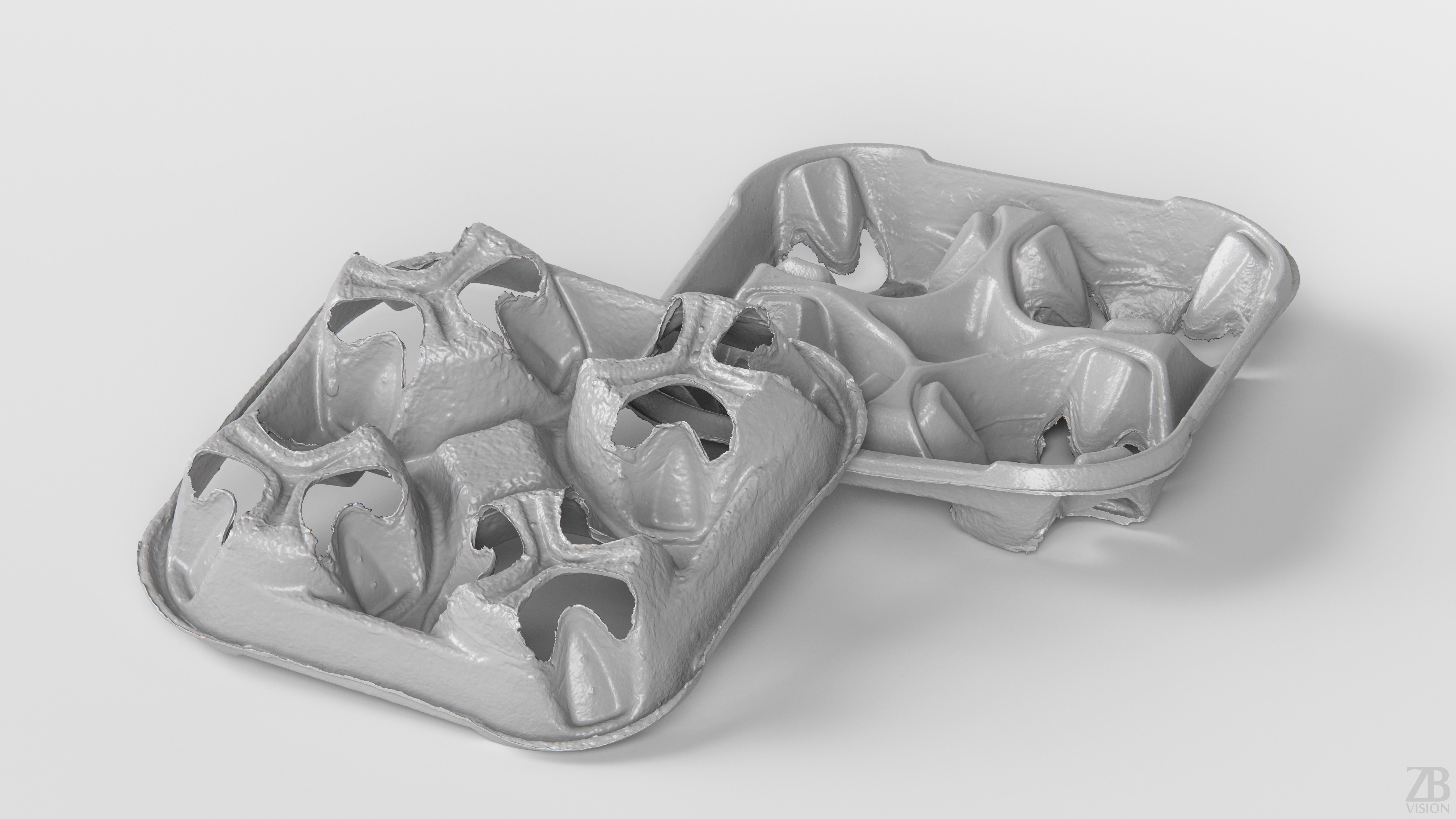Paper Cup Holder 3D model_3