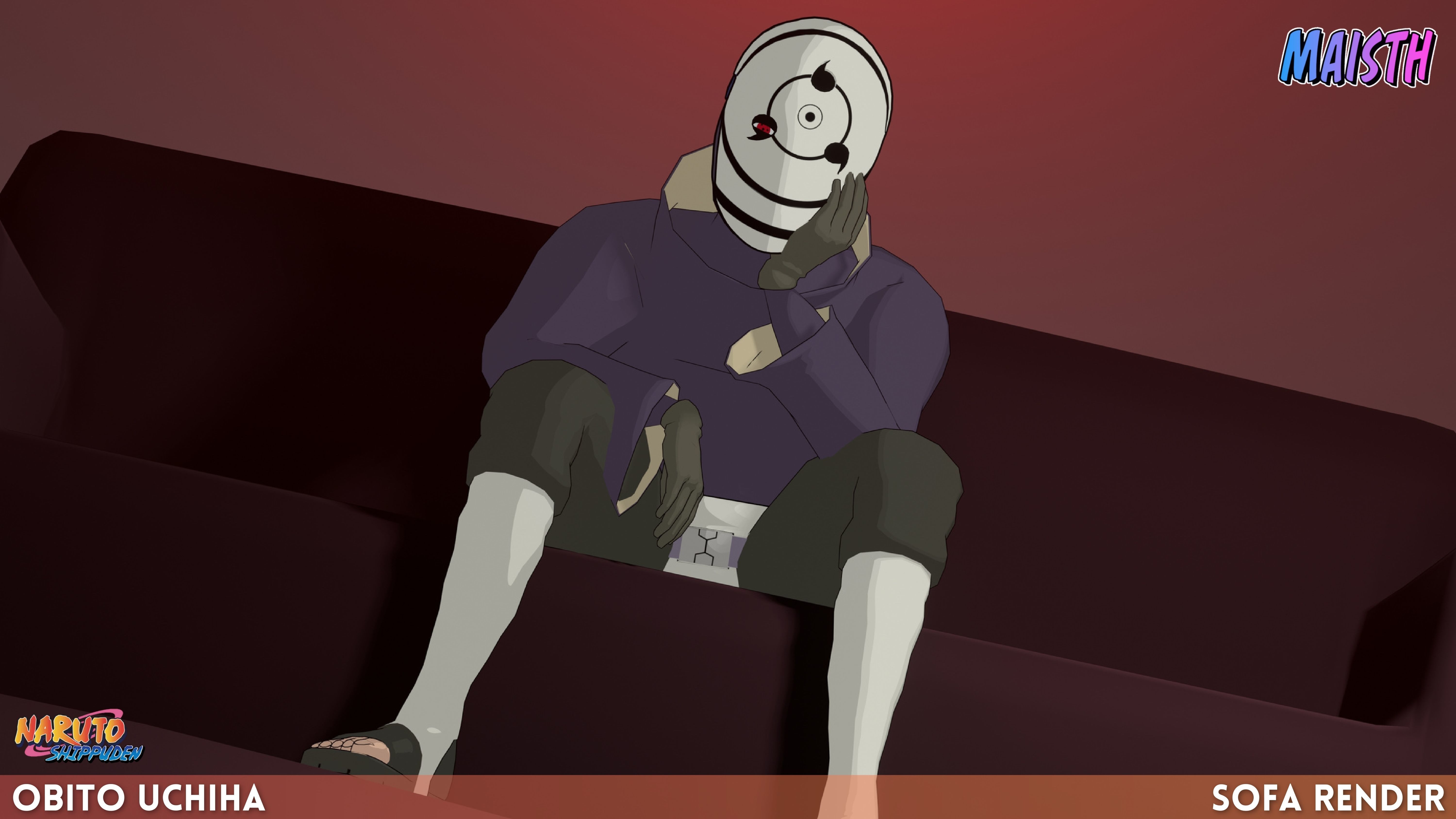 Obito Uchiha - Naruto Shippuden 3D model_14