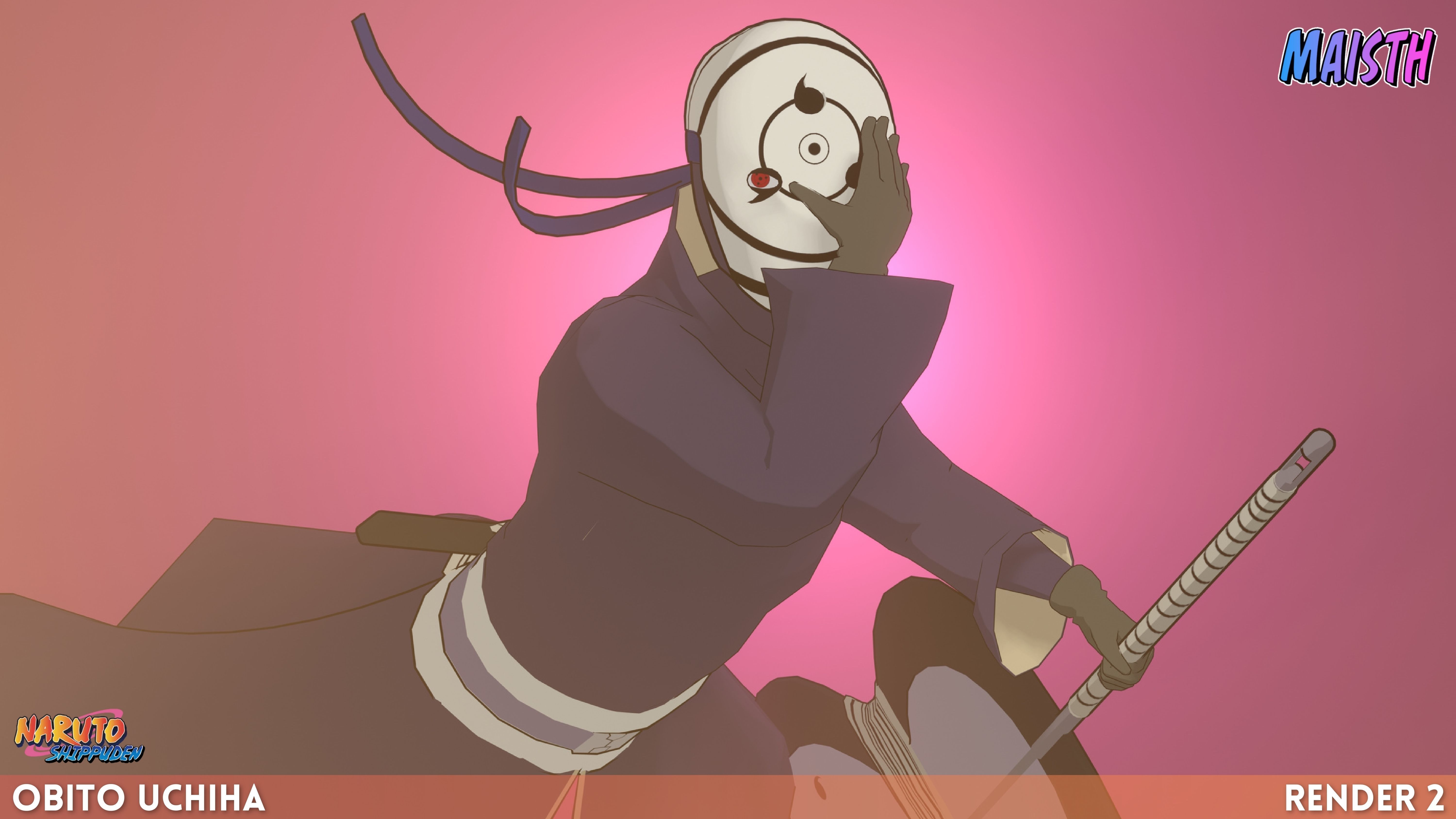 Obito Uchiha - Naruto Shippuden 3D model_12