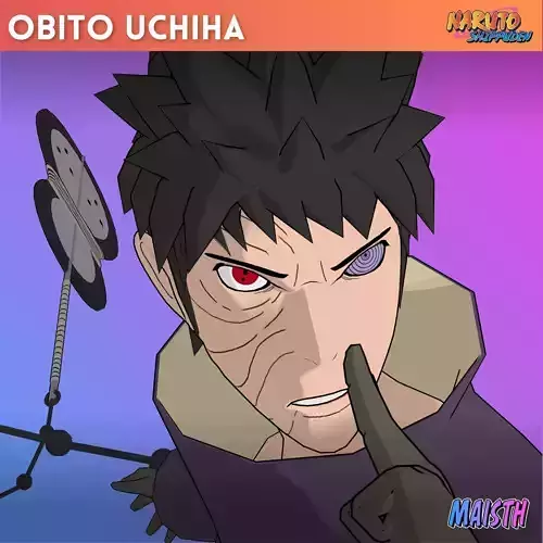 Obito Uchiha - Naruto Shippuden 3D model