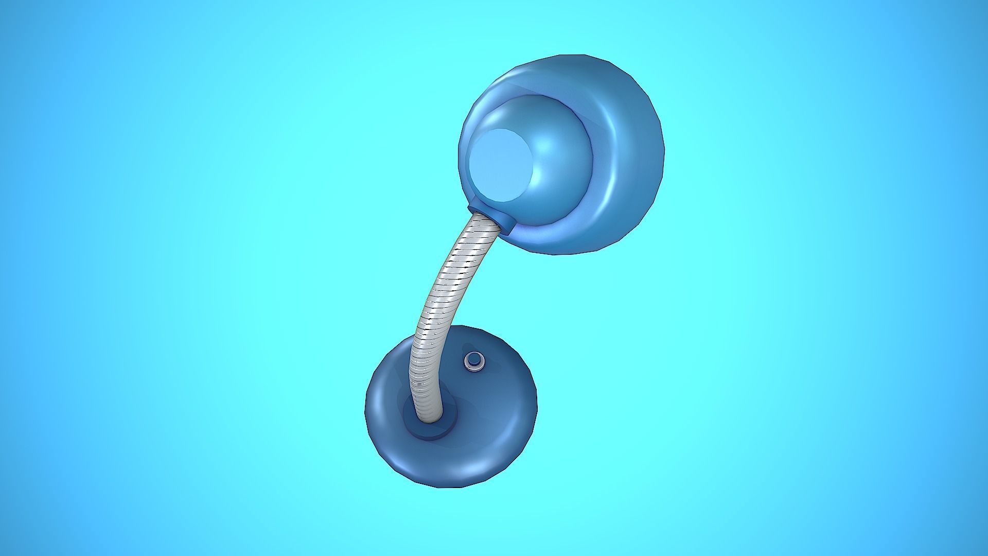 DESK LAMP CARTOON STYLIZED Low-poly 3D model_13