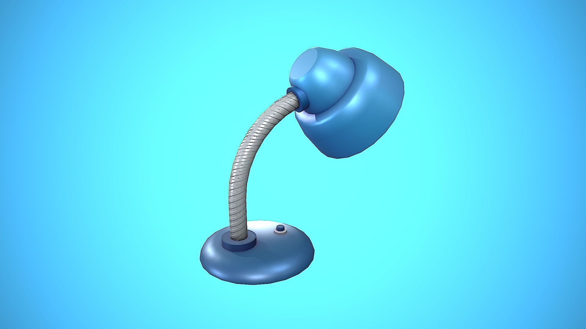 DESK LAMP CARTOON STYLIZED Low-poly 3D model_12