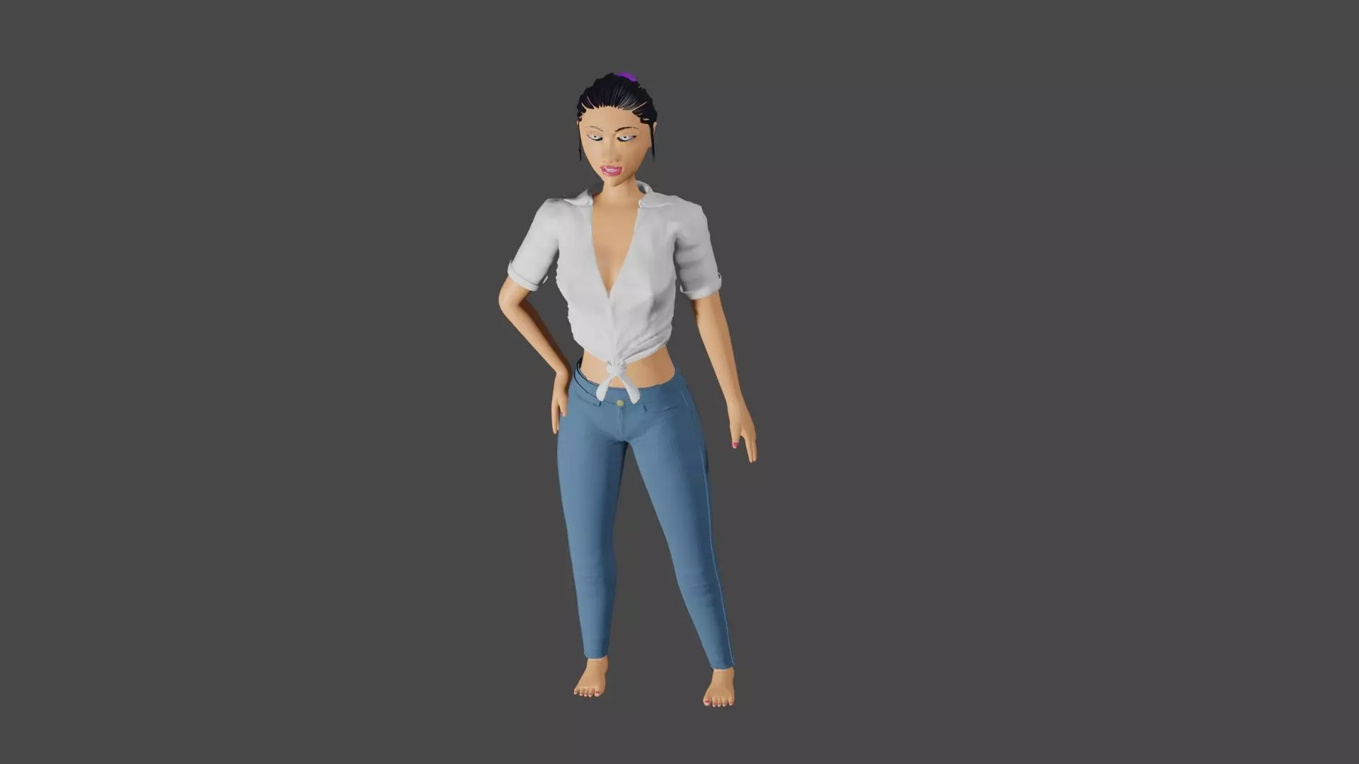 Girl-model Free 3D model