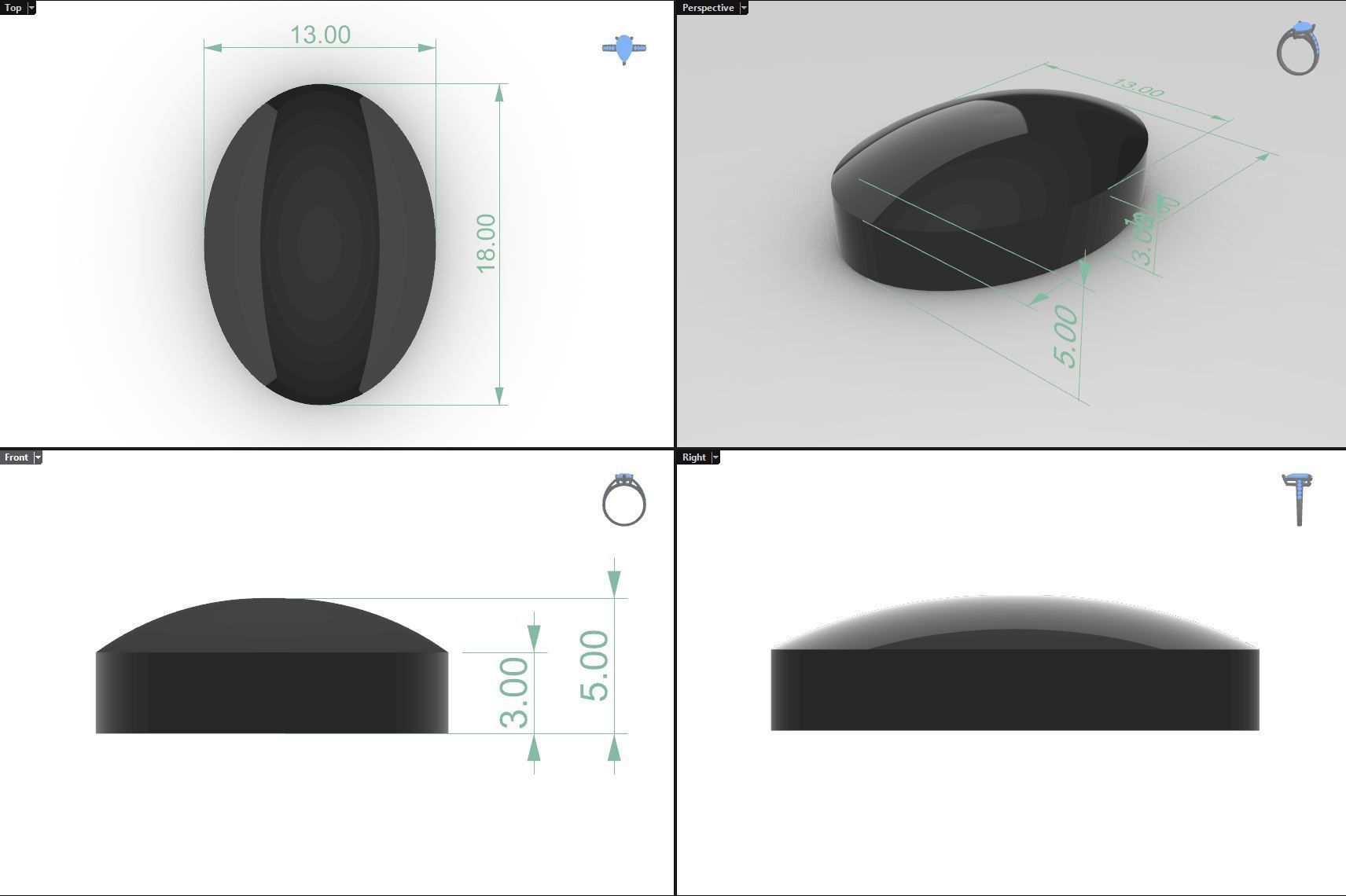 Men ring 3D print model_4