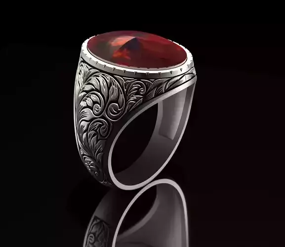 Men ring 3D print model