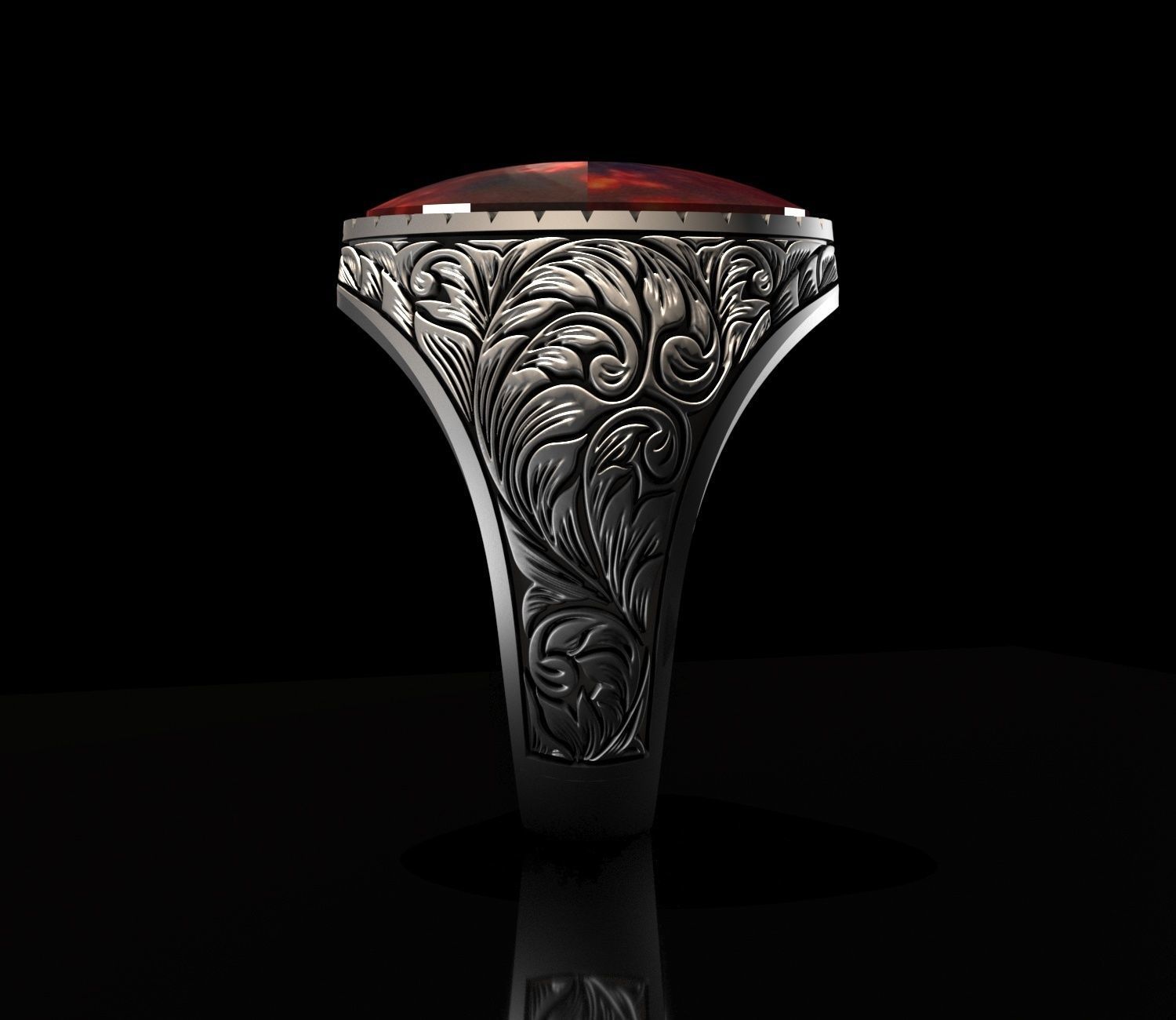 Men ring 3D print model_1