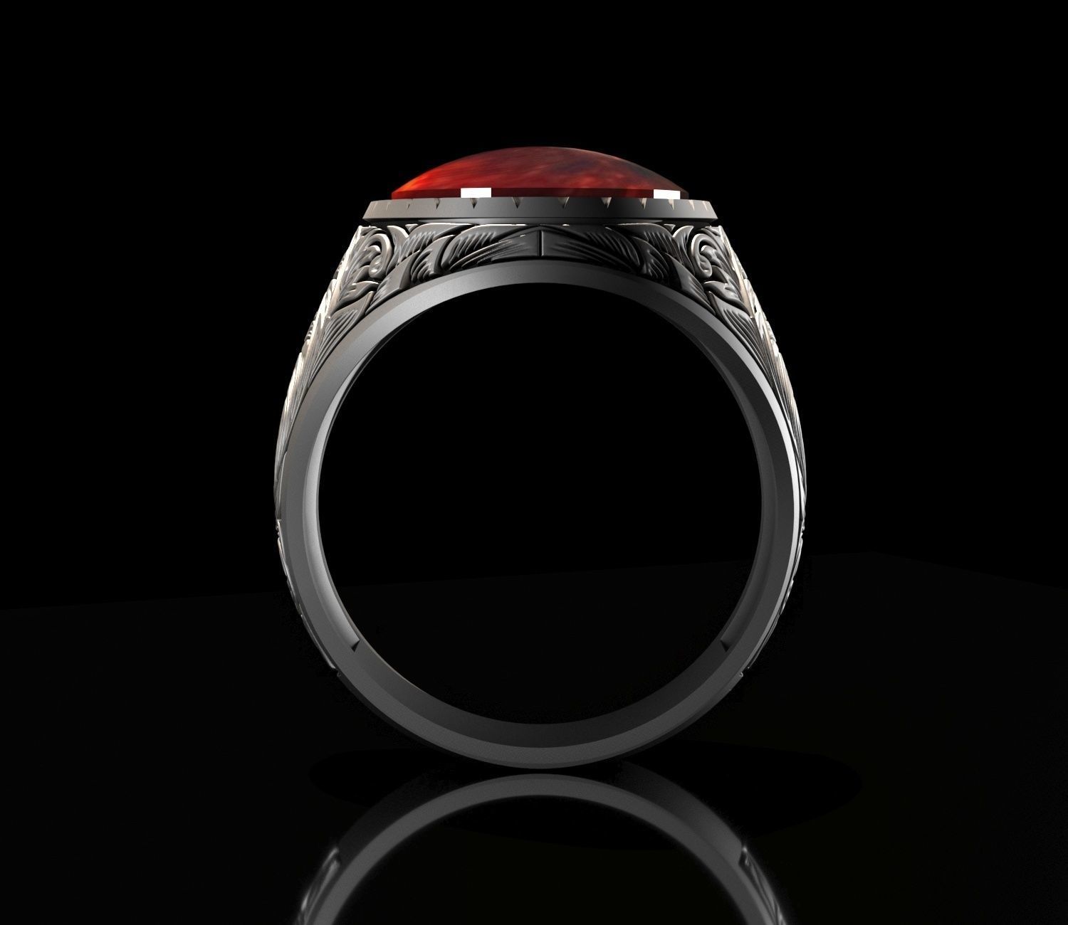 Men ring 3D print model_2