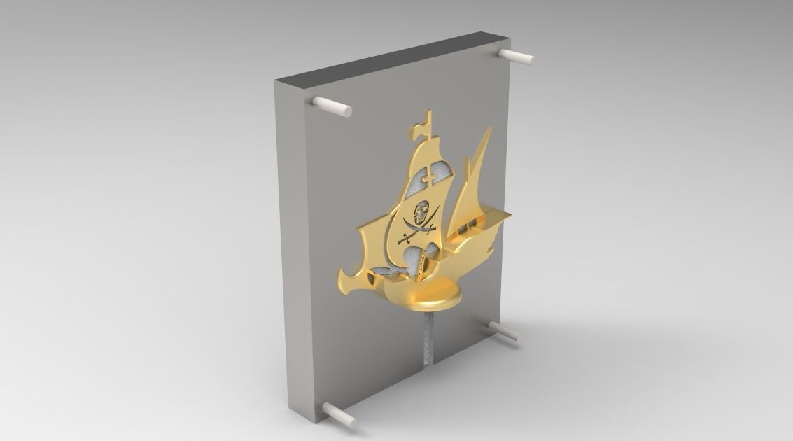 Pirate ship decor 3D model 3D printable CGTrader