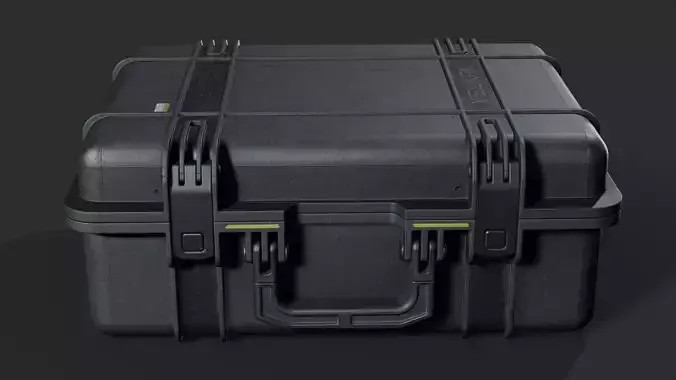 plastic case pelican Low-poly 3D model