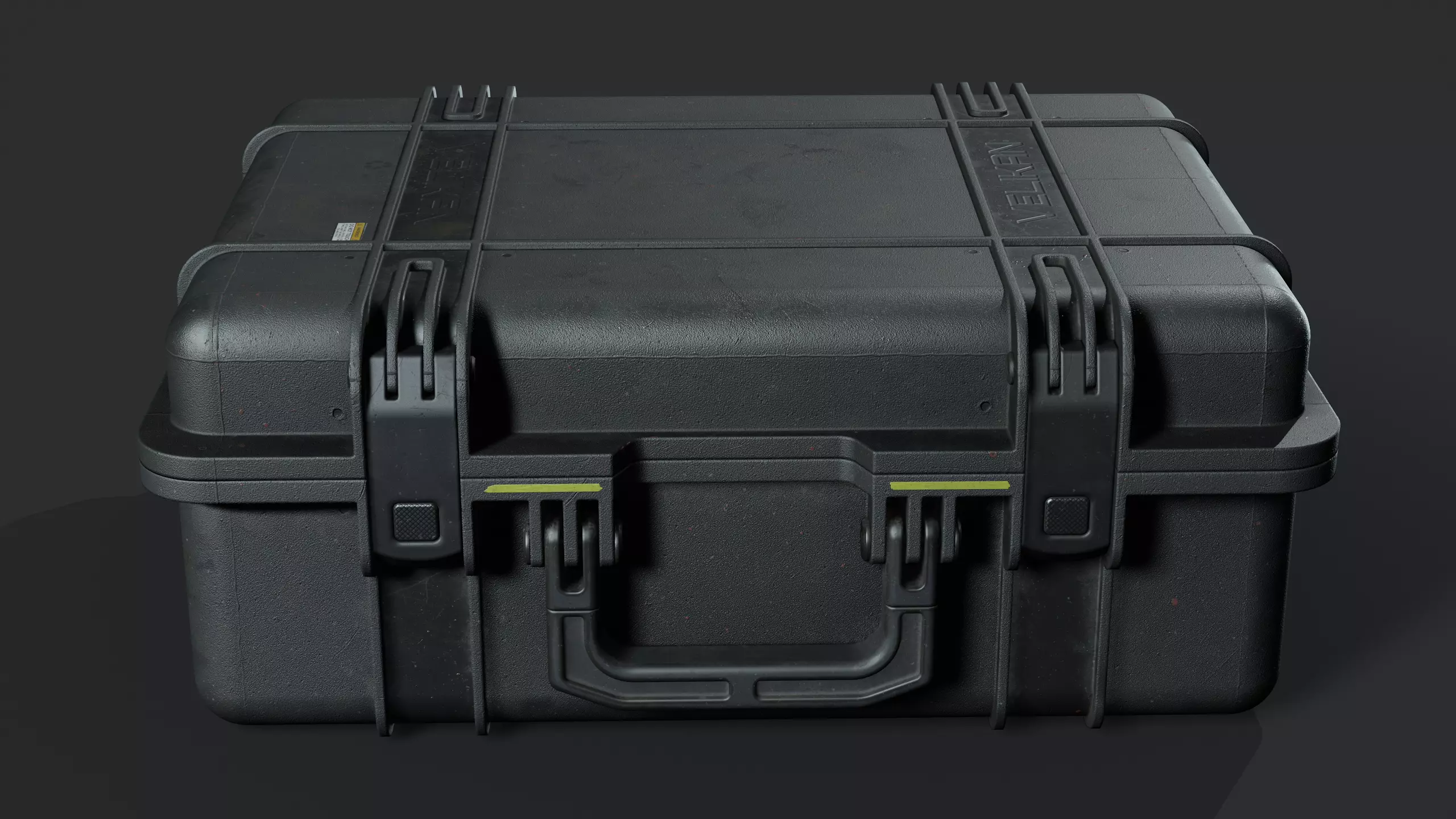 plastic case pelican Low-poly 3D model_0