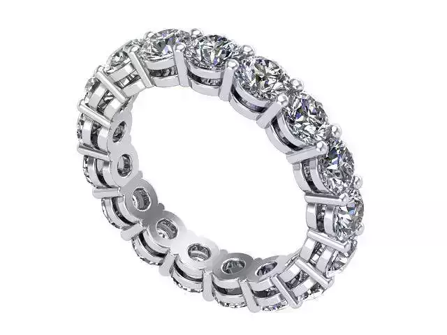 Round diamonds Eternity Band