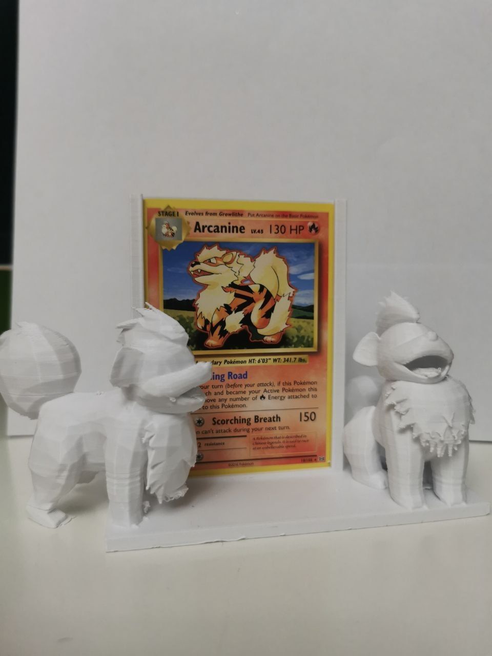 Growlithe Pokemon TCG frame for card 3D print model_5