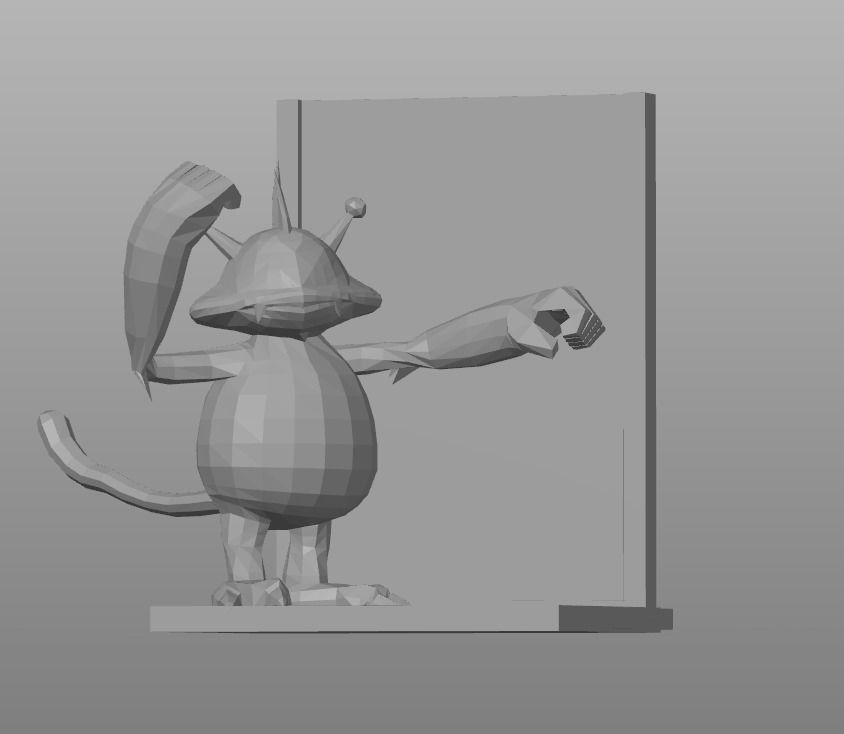 Electabuzz Pokemon TCG frame for card 3D print model_5