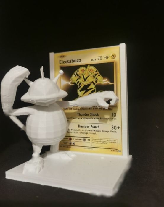 Electabuzz Pokemon TCG frame for card 3D print model_1