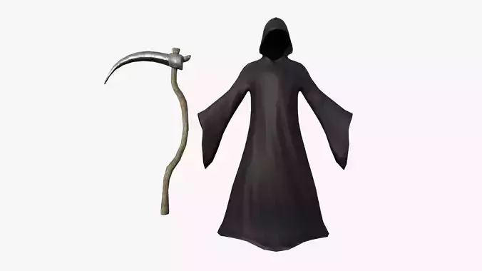 Grim Reaper Costume A06 Rubber - Character Design