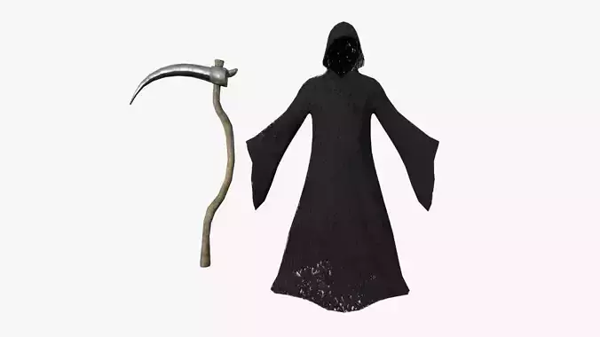 Grim Reaper Costume A07 Torn Death - Character Design