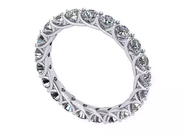 Round diamonds Eternity Band