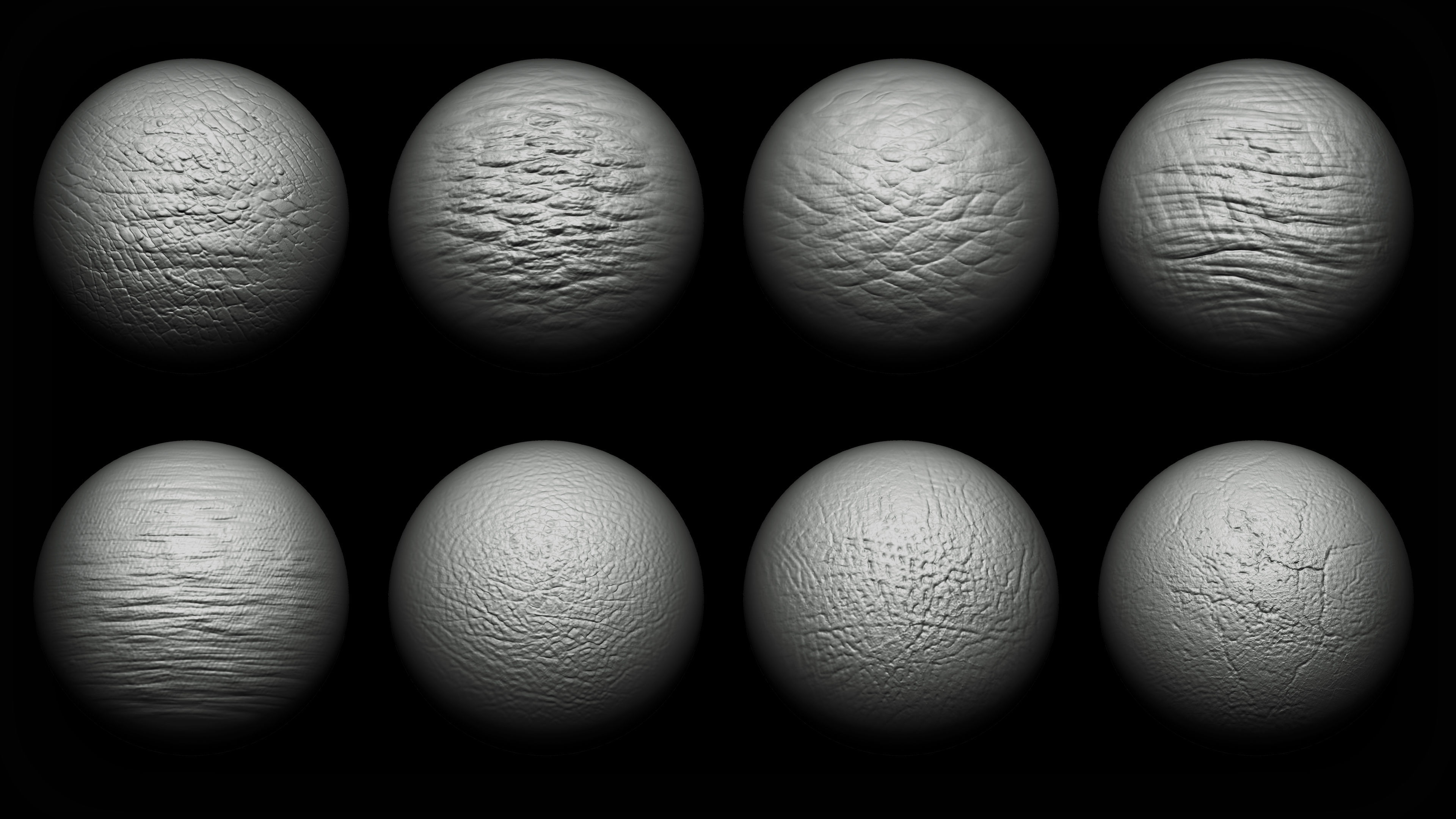 40 Dragons and Reptiles Skins Brush  Alphas Texture_6