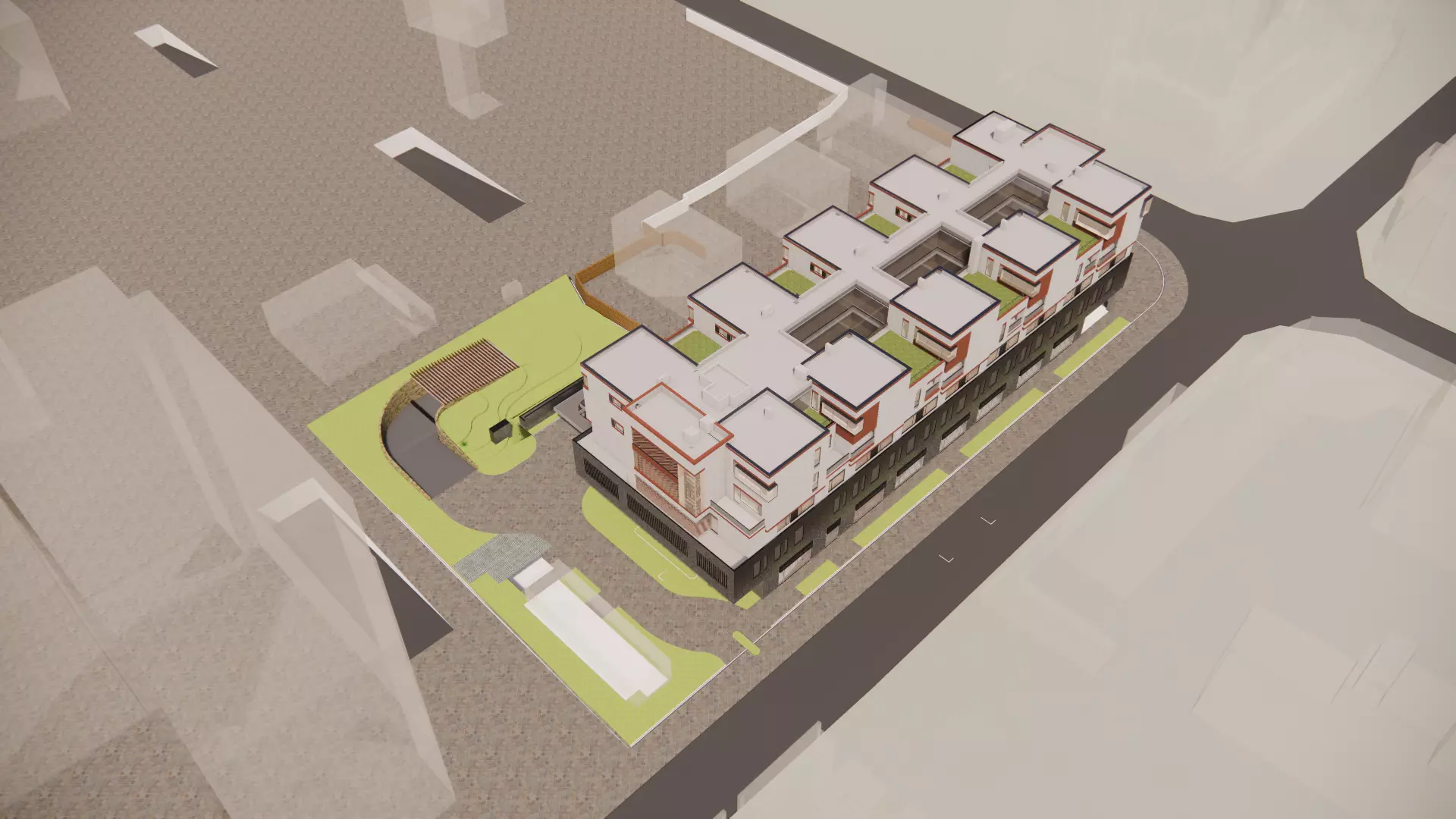 pixel box- The office building  3D model_0