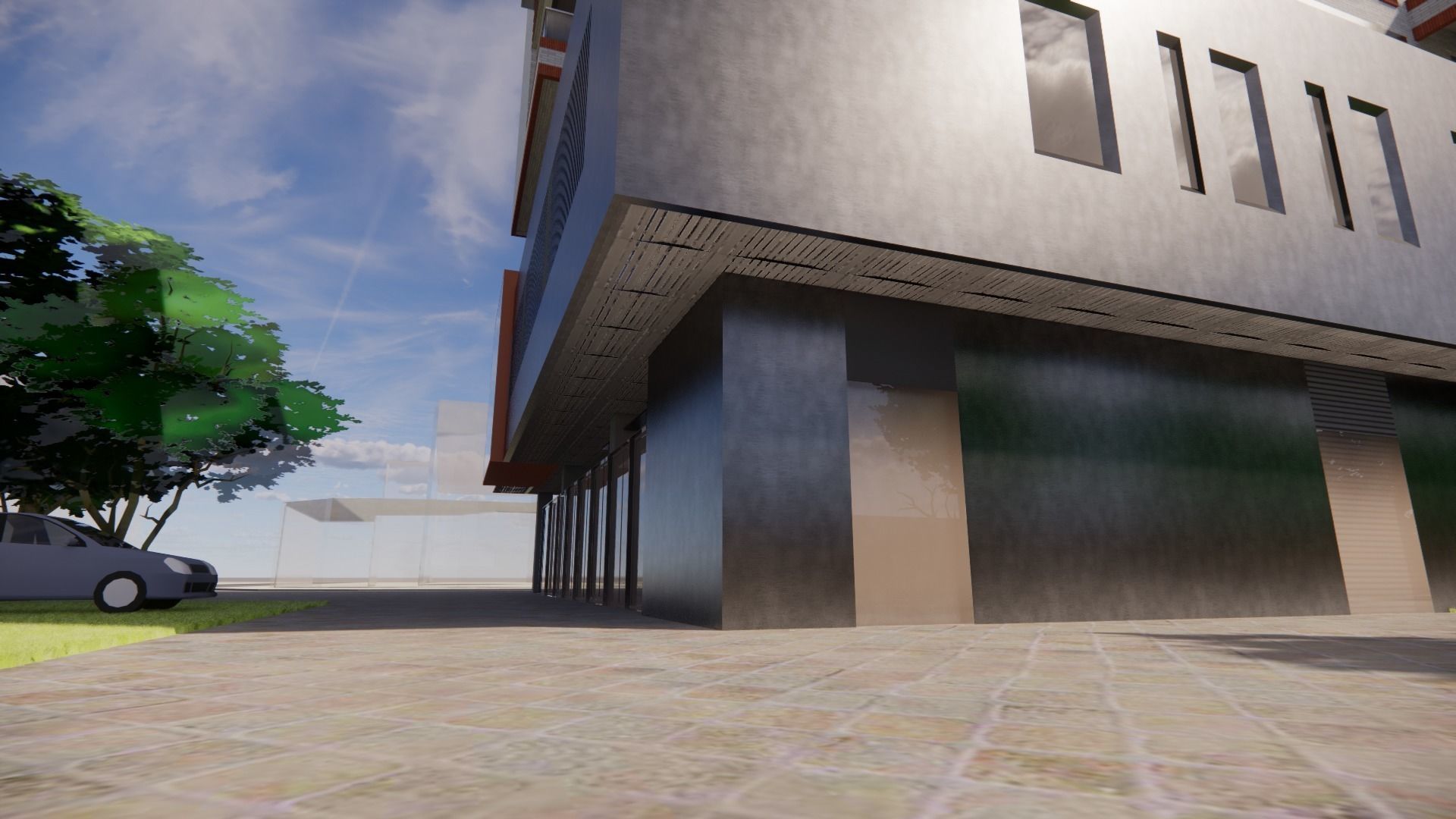 pixel box- The office building  3D model_11