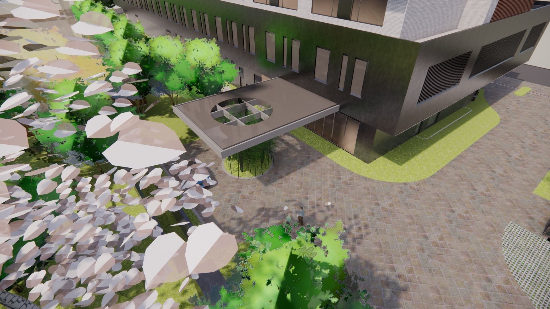 pixel box- The office building  3D model_3