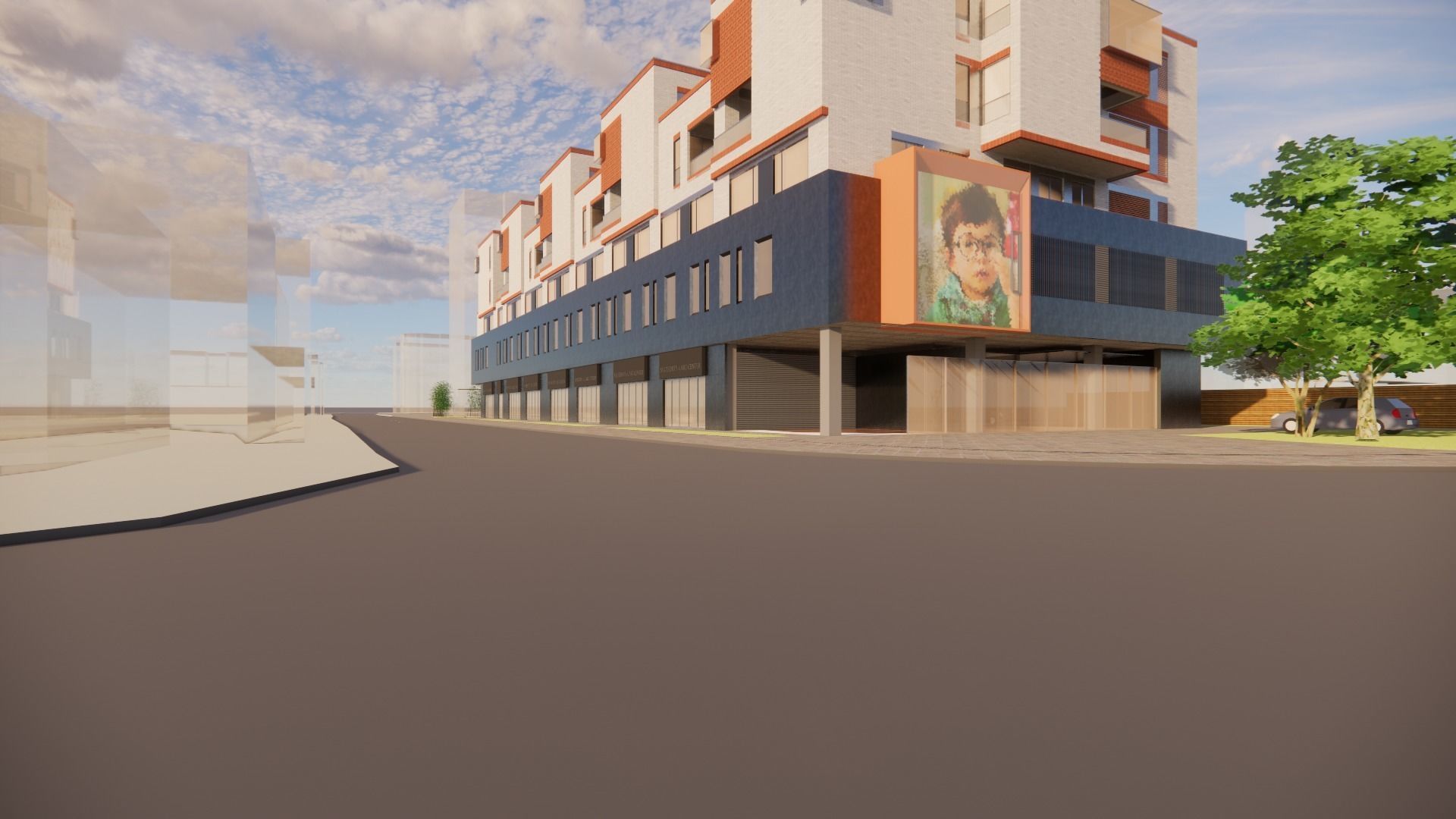 pixel box- The office building  3D model_1