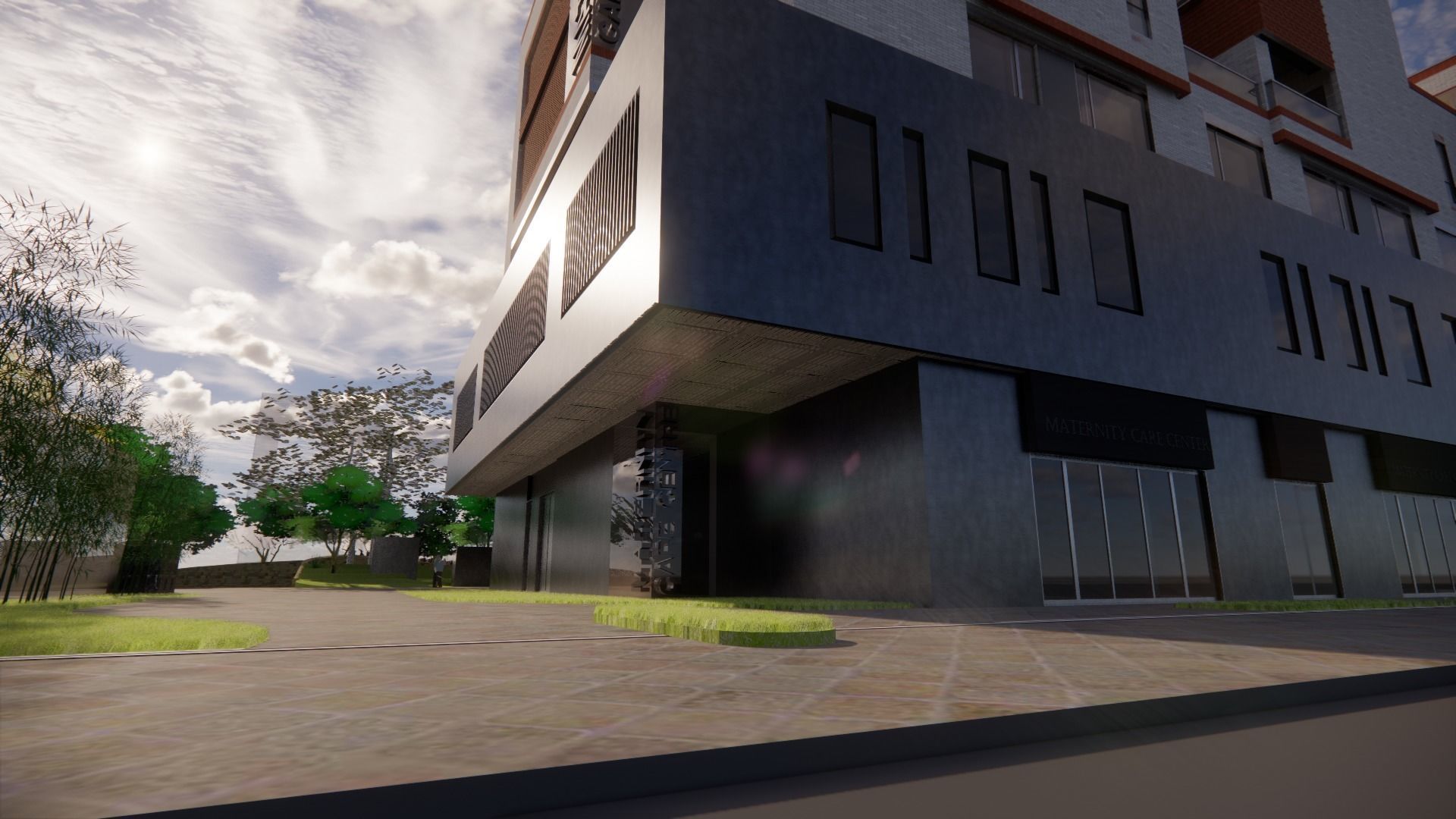 pixel box- The office building  3D model_7
