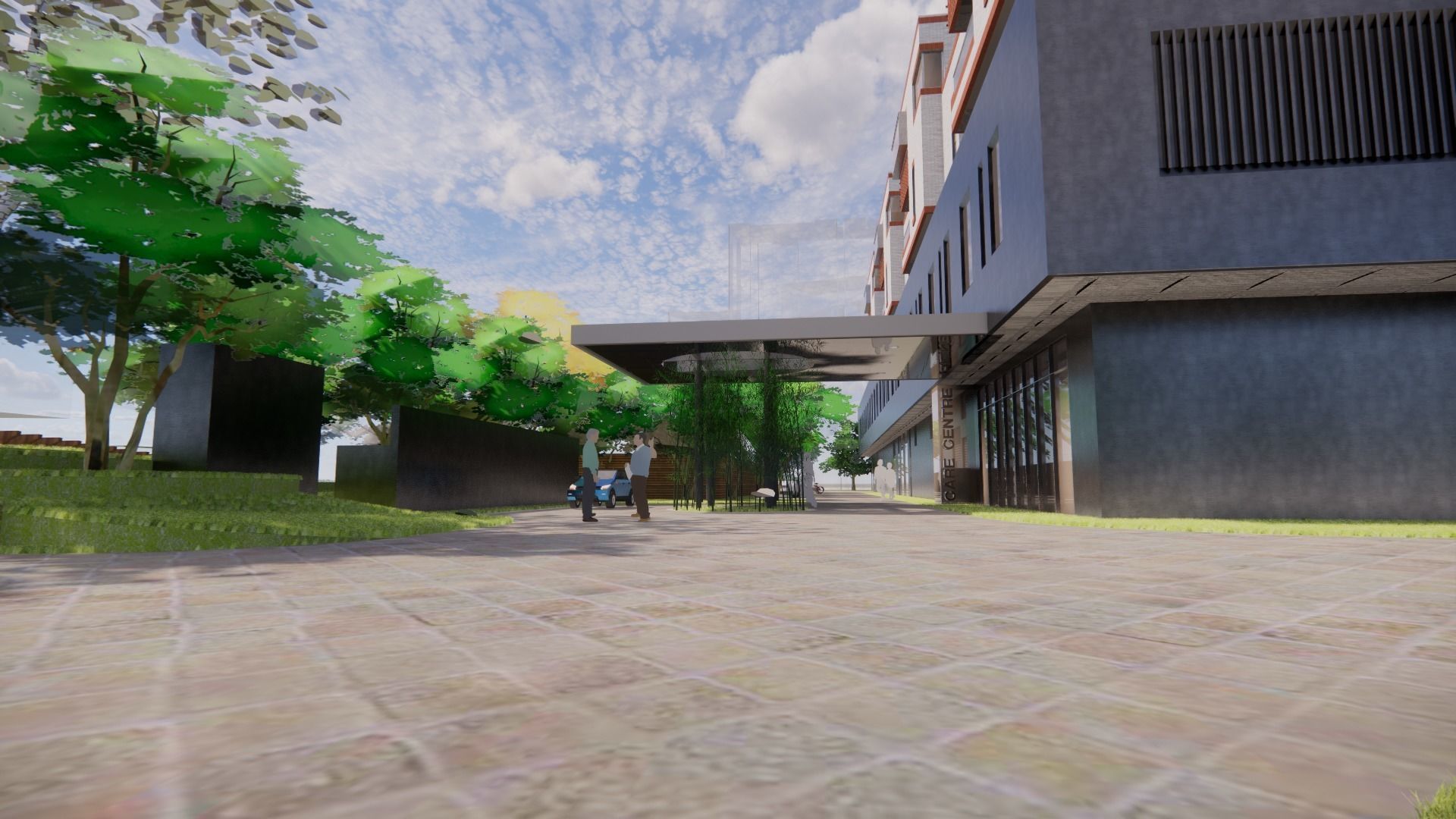 pixel box- The office building  3D model_2