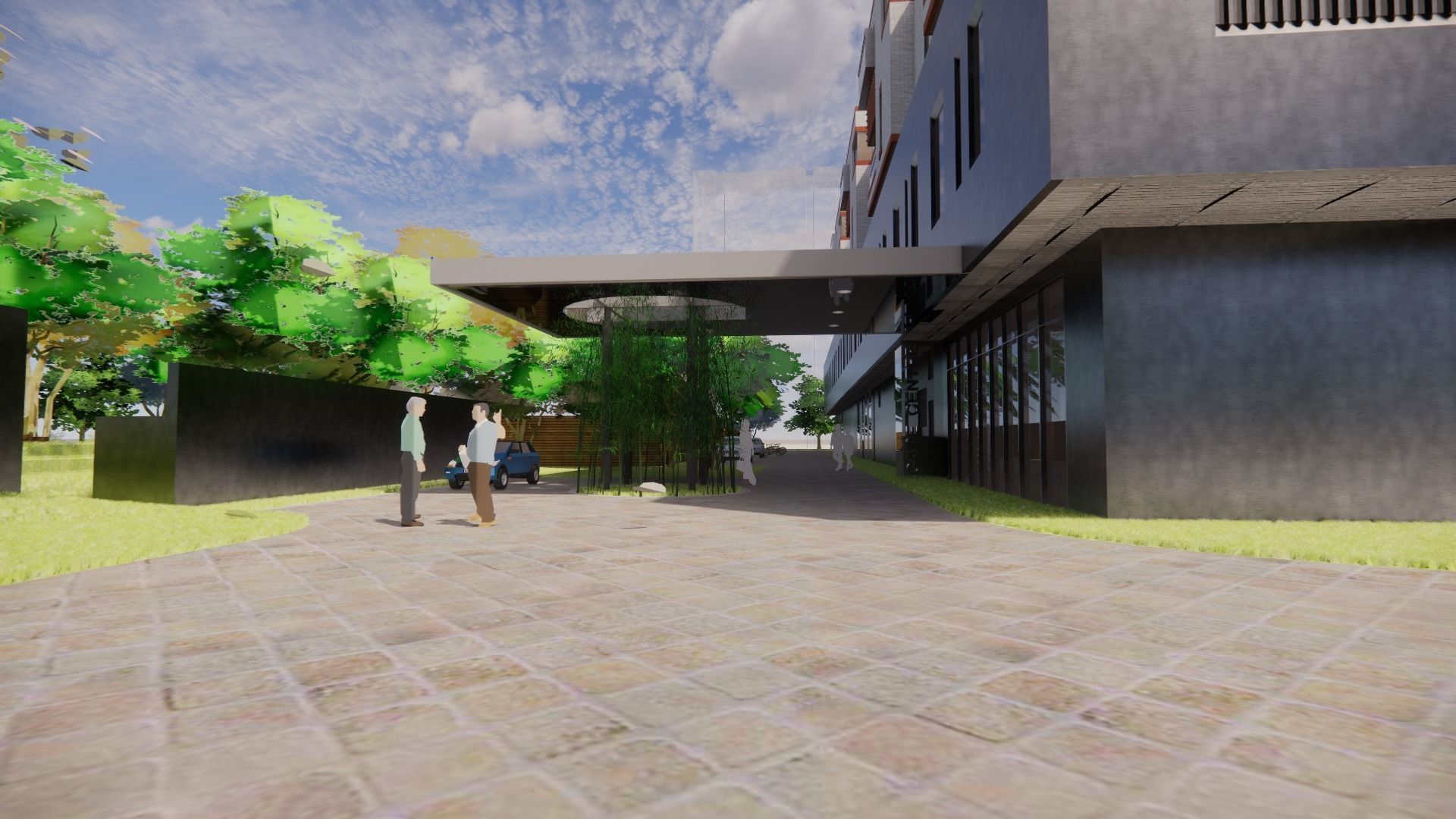 pixel box- The office building  3D model_9