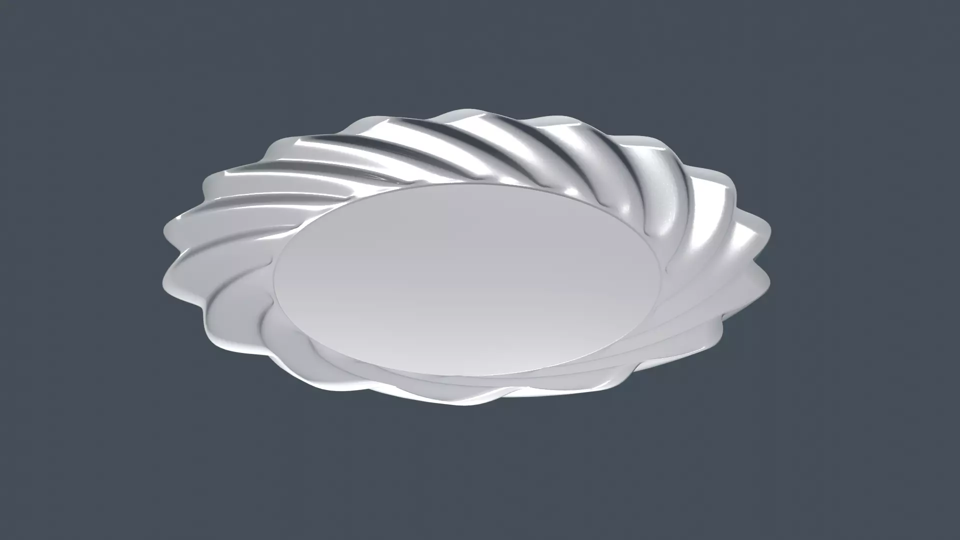 Porcelain Plate Free 3D model