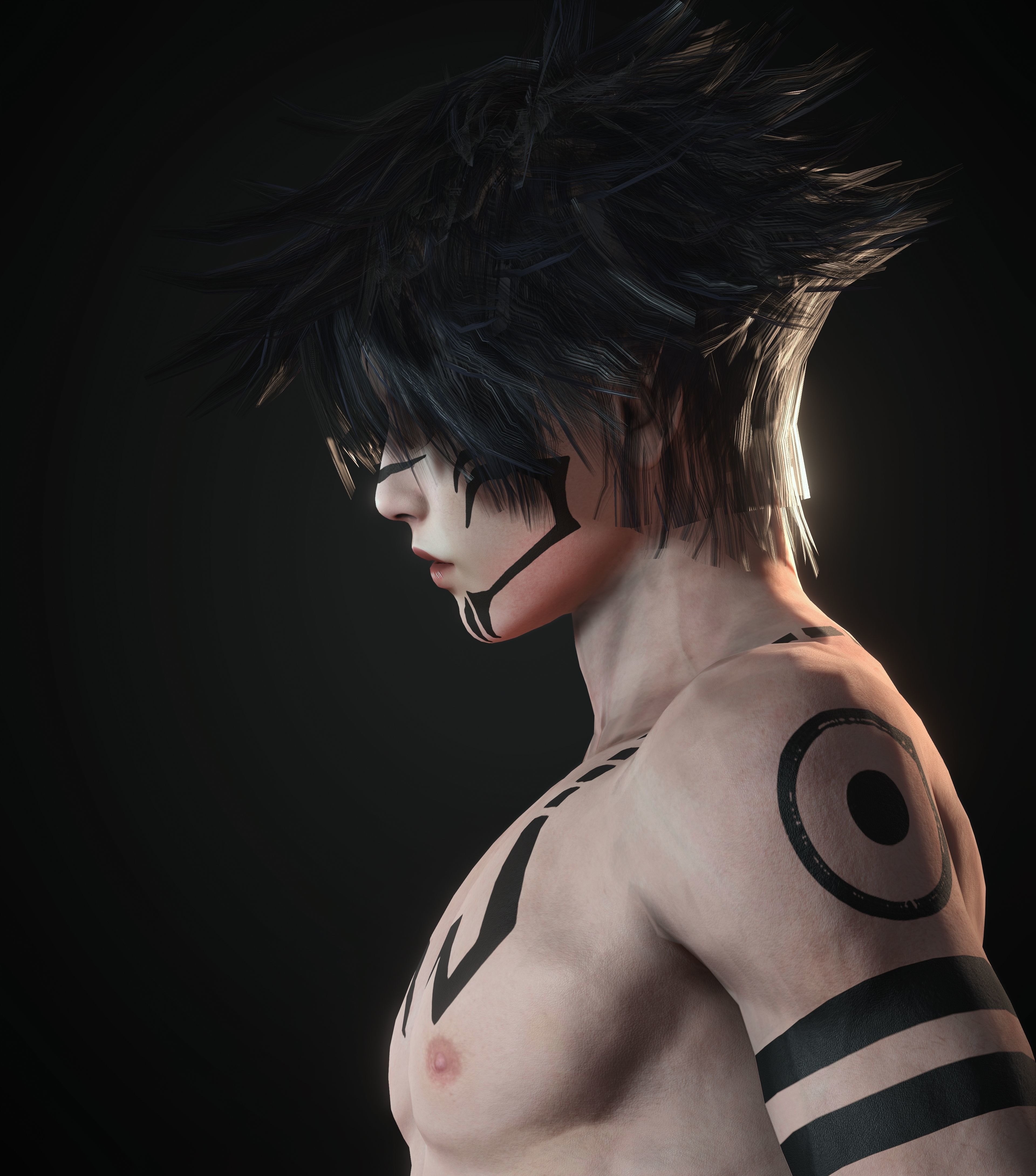 Megumi Fushiguro Sukuna Possessed  3D model_1