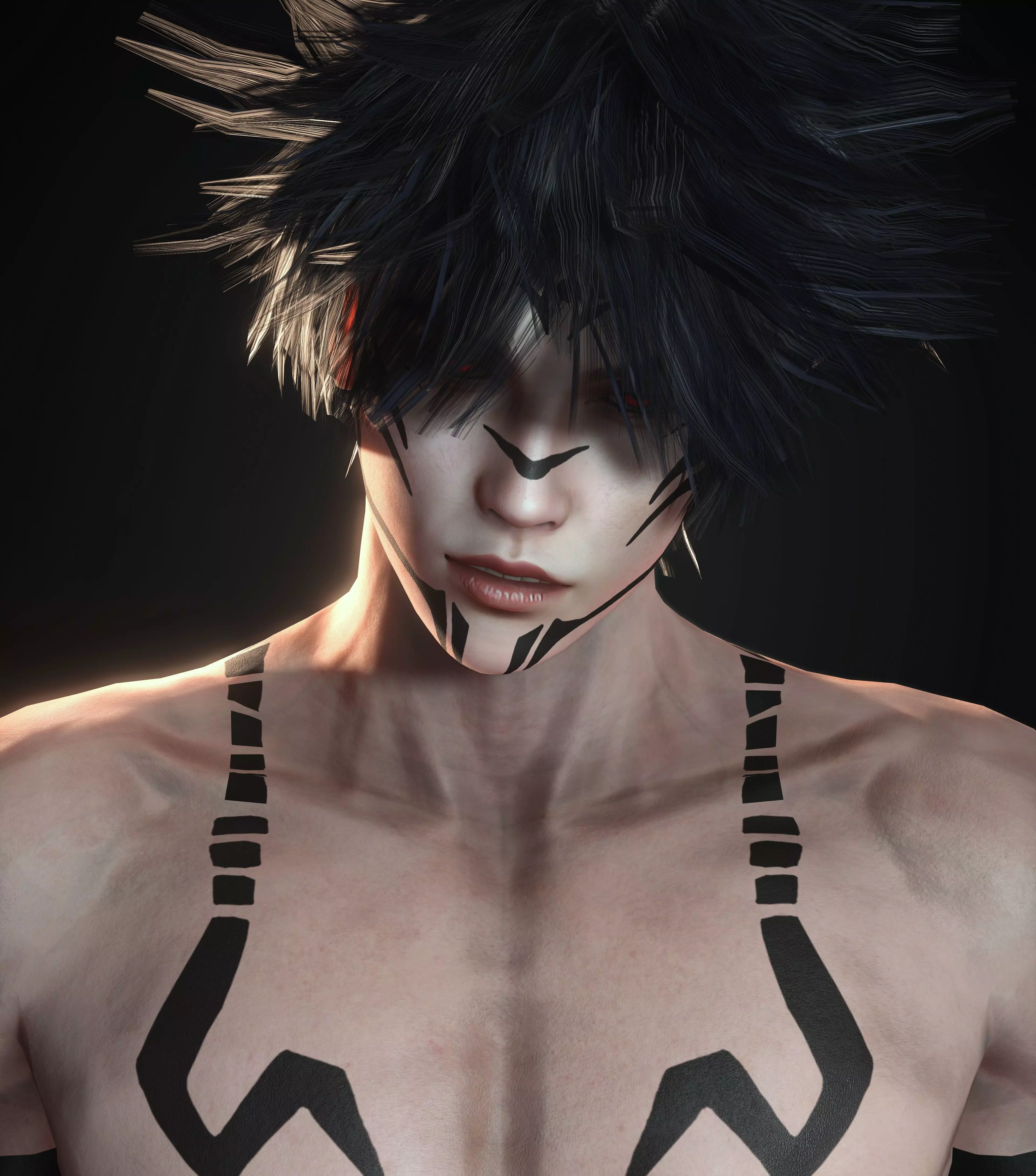 Megumi Fushiguro Sukuna Possessed  3D model_0