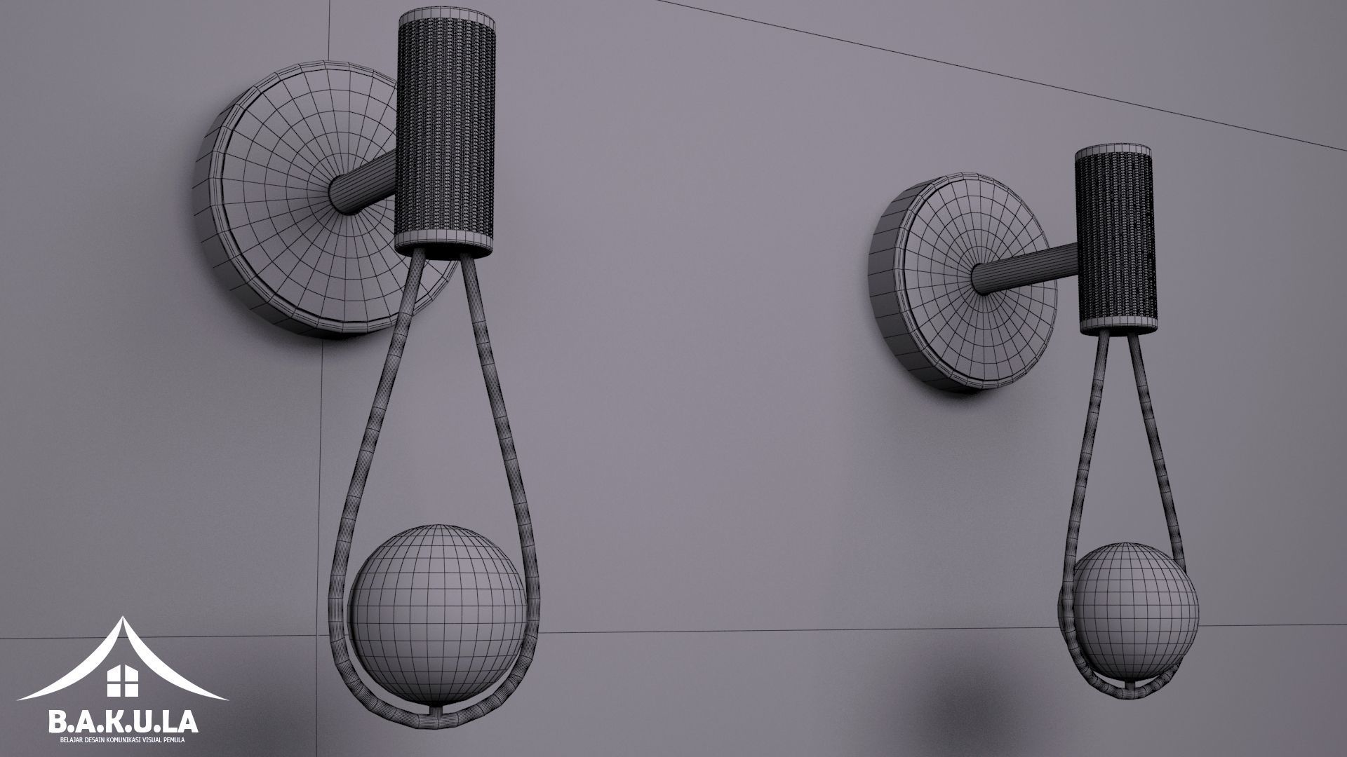 Wall Lamp 3D model_3