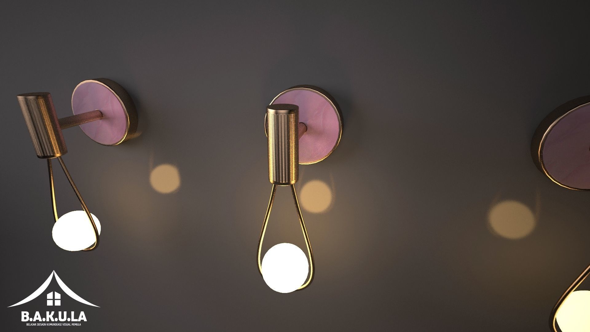 Wall Lamp 3D model_2